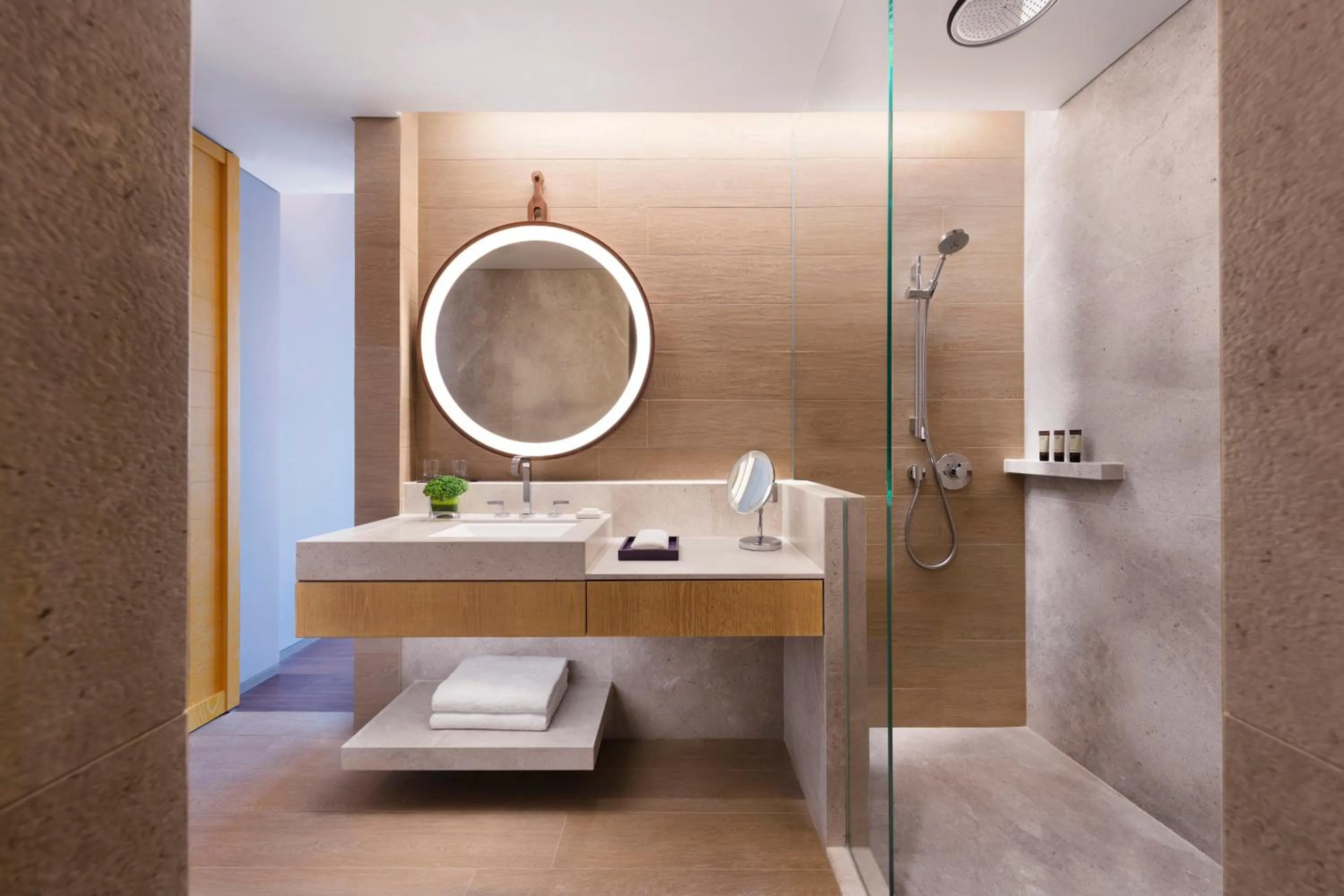Bathroom in Andaz Singapore, By Hyatt