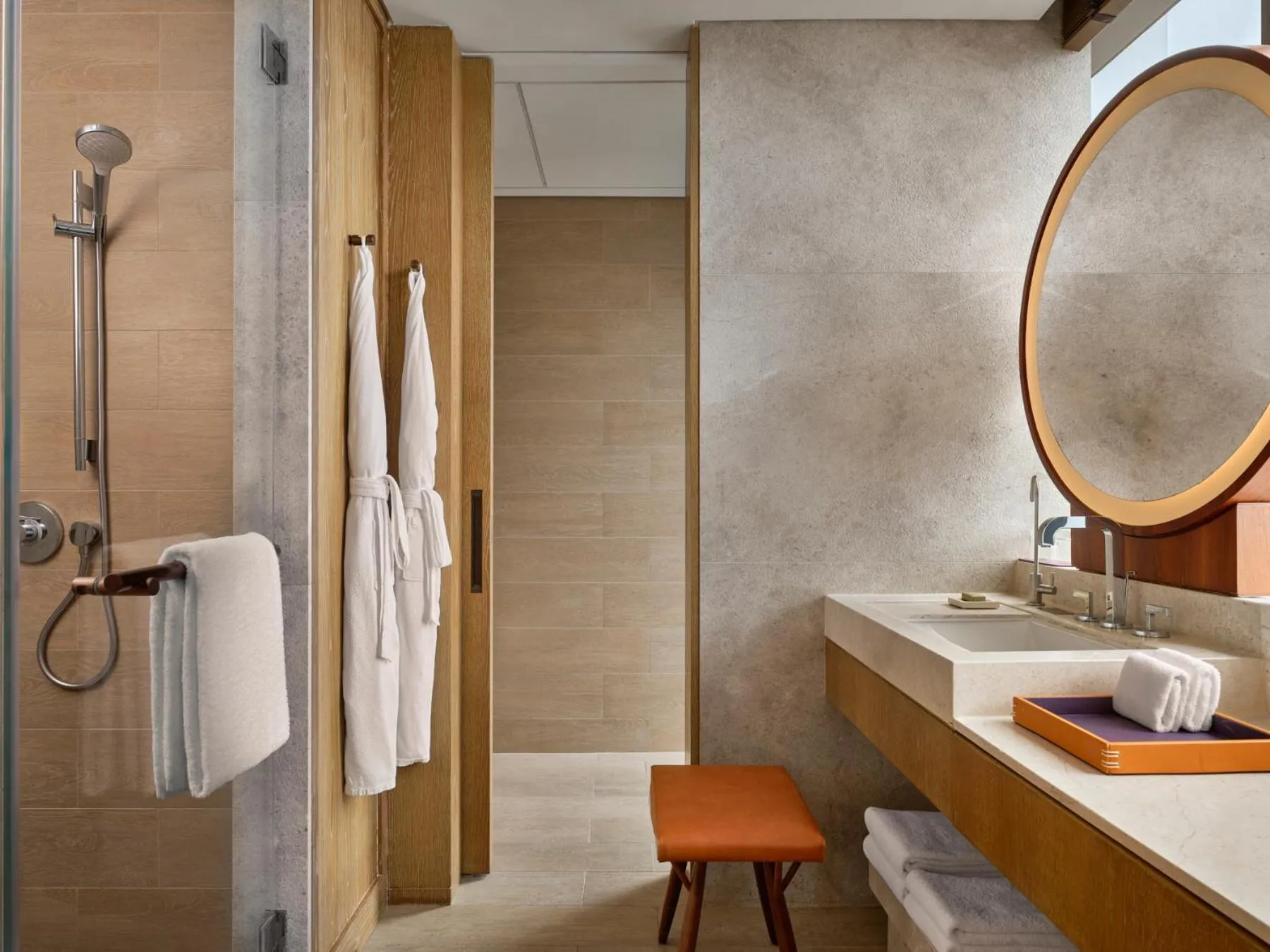 Shower in Andaz Singapore, By Hyatt