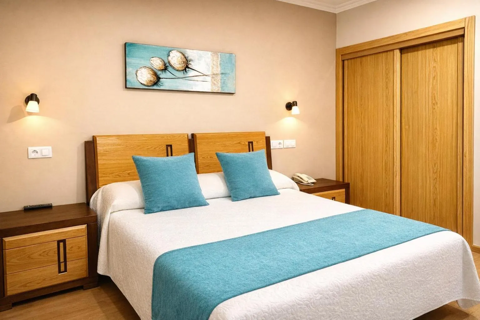 Bed in Hotel Spa Galatea