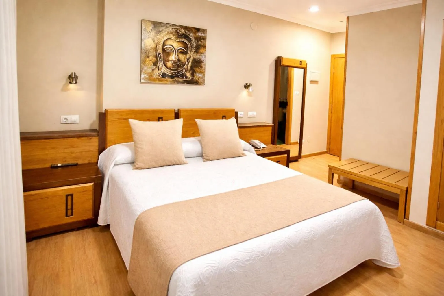 Bed in Hotel Spa Galatea