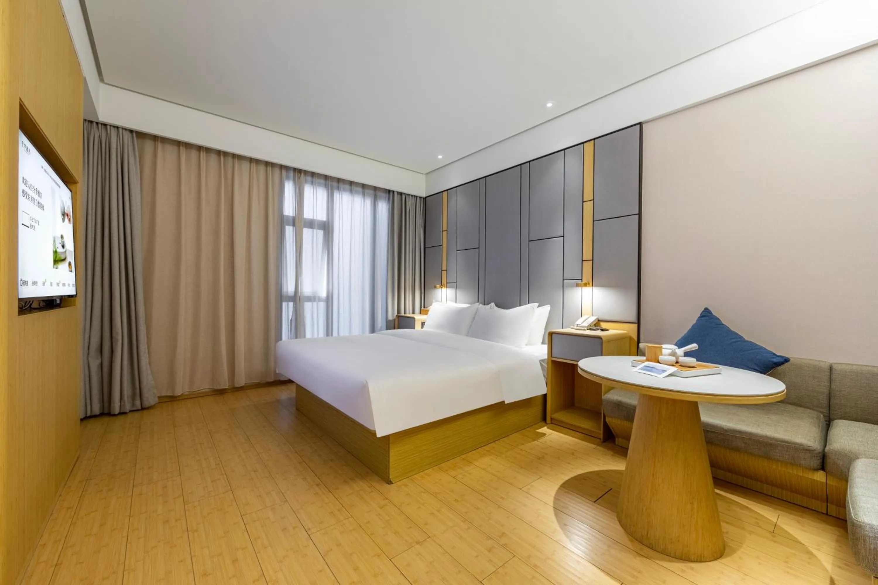 Bed in JI Hotel Shanghai Jinqiao