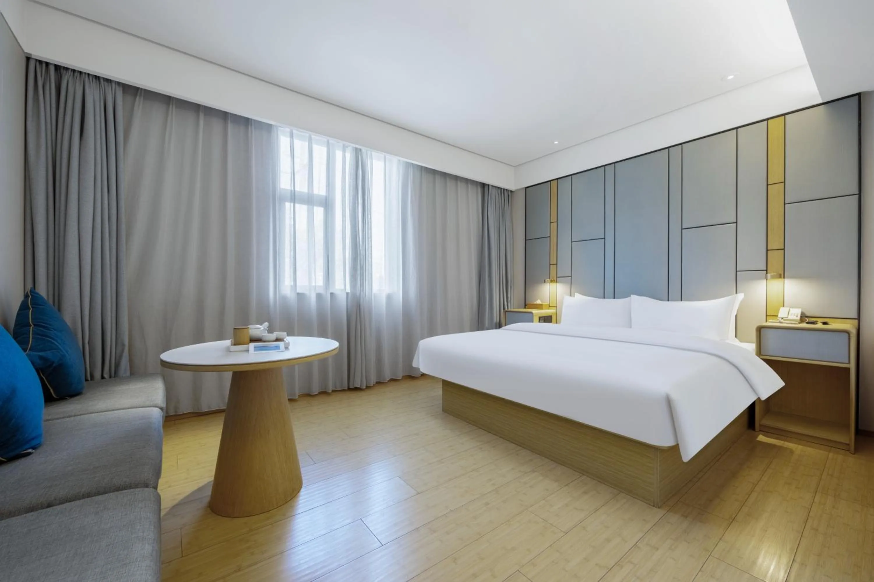 Bed in JI Hotel Shanghai Jinqiao