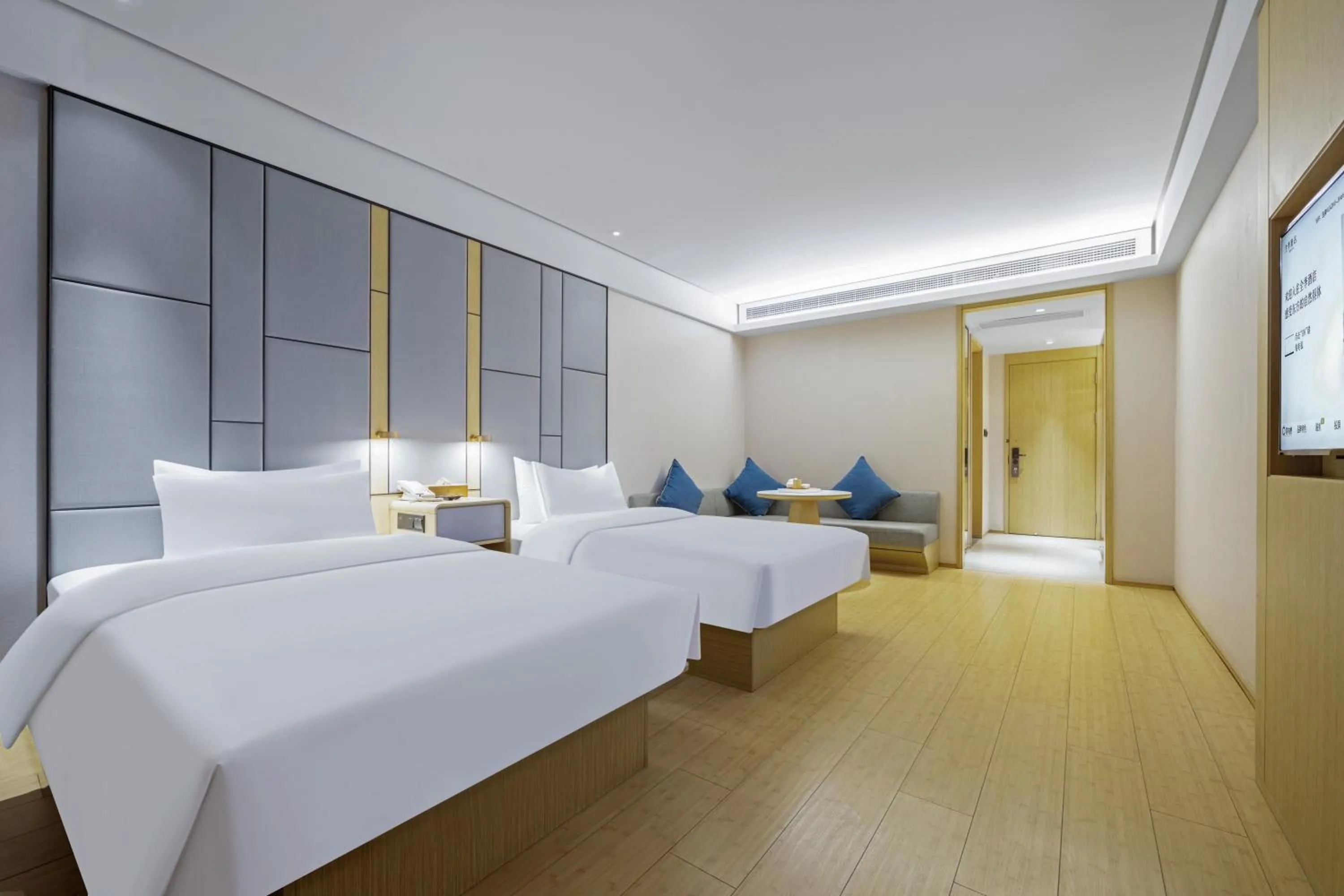 Bed in JI Hotel Shanghai Jinqiao