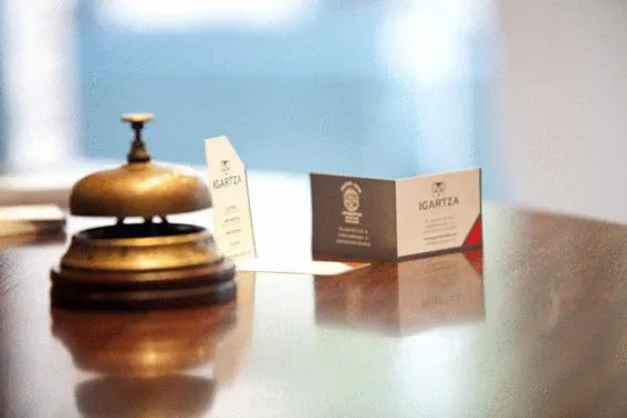 Lobby or reception in Hotel Igartza