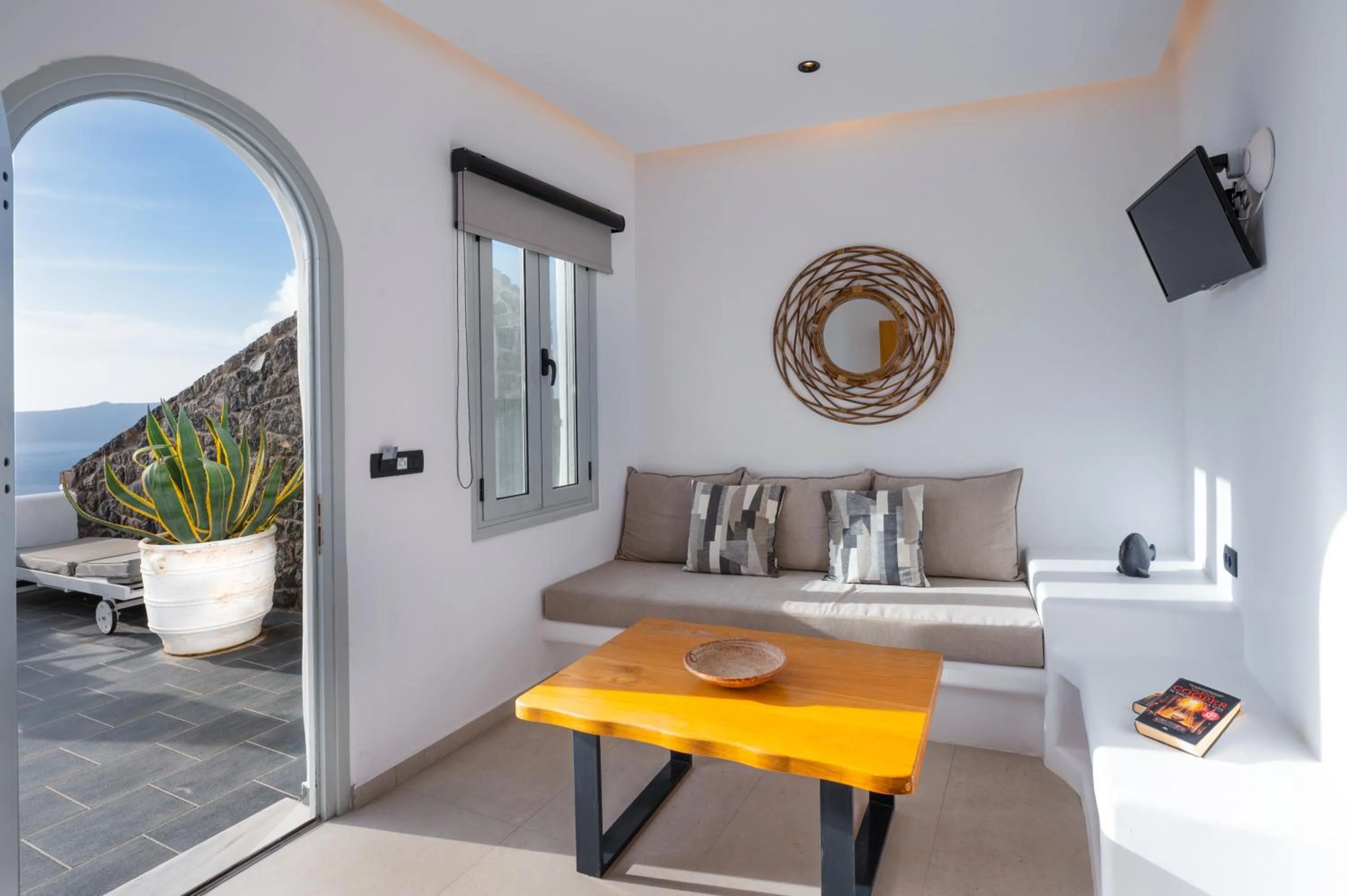 Living room in Agali Houses