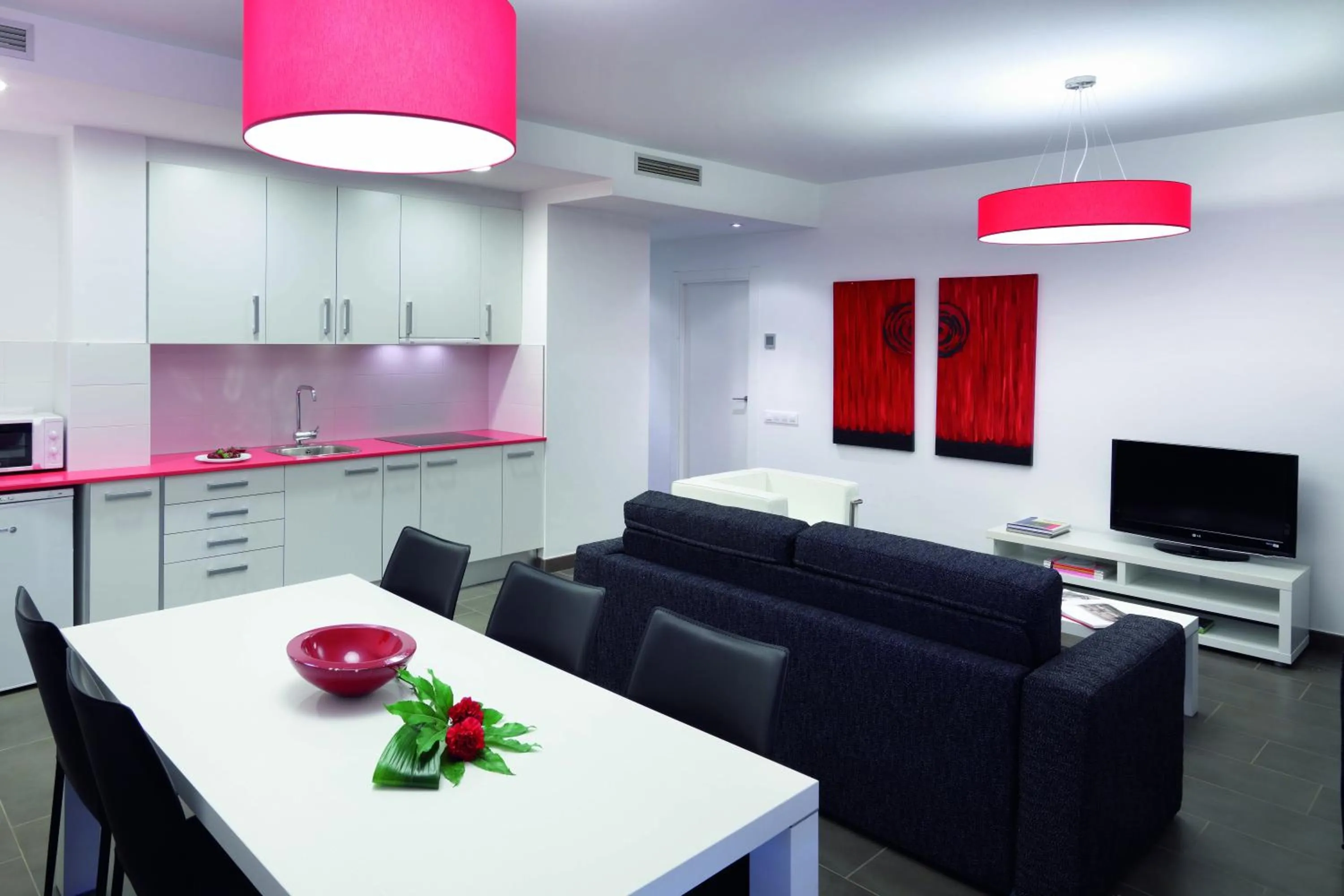 Seating area in 08028 Apartments