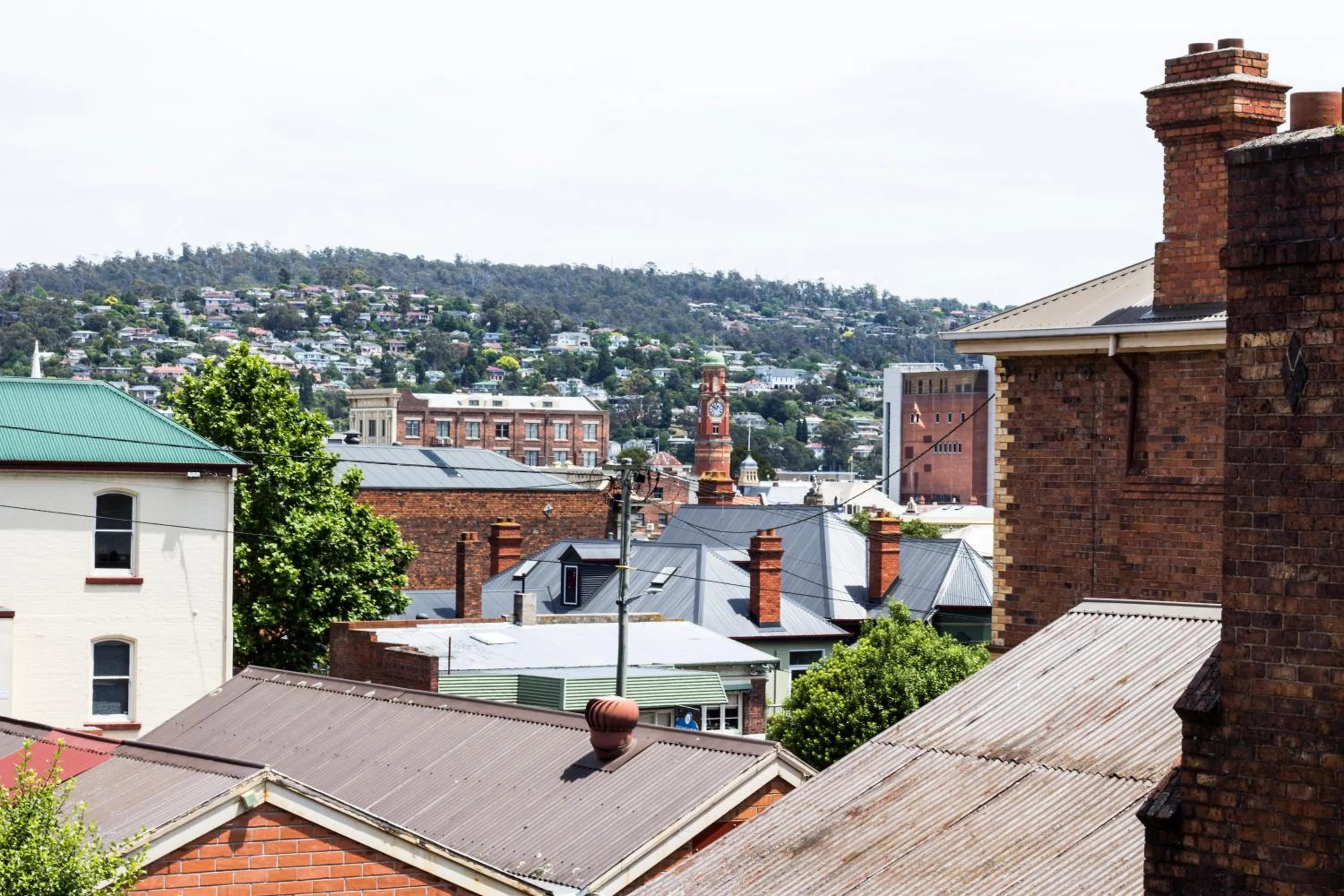 City view in CBD Apartments Launceston