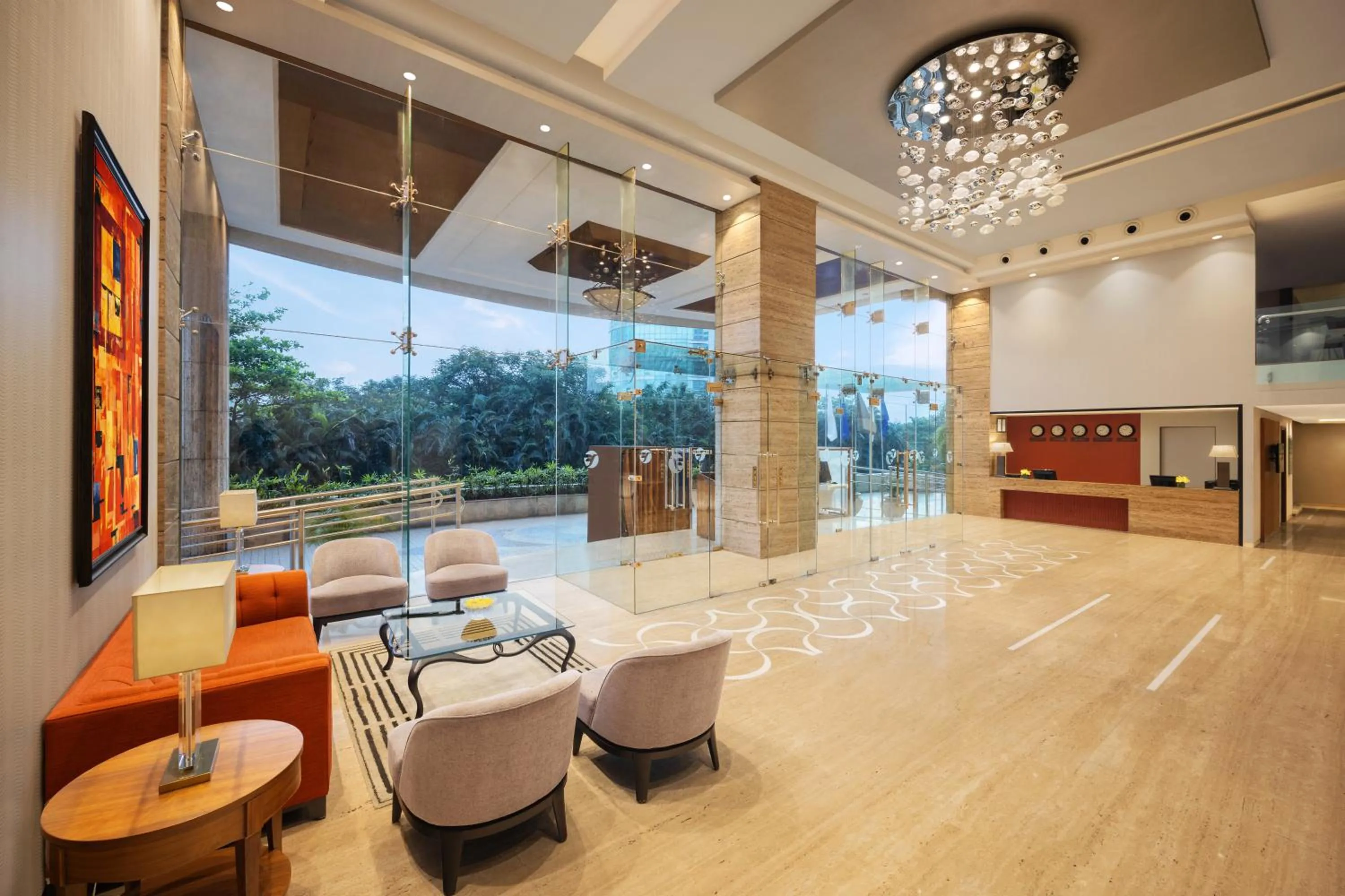 Lobby or reception in Fortune Select Exotica, Navi Mumbai - Member ITC Hotels' Group