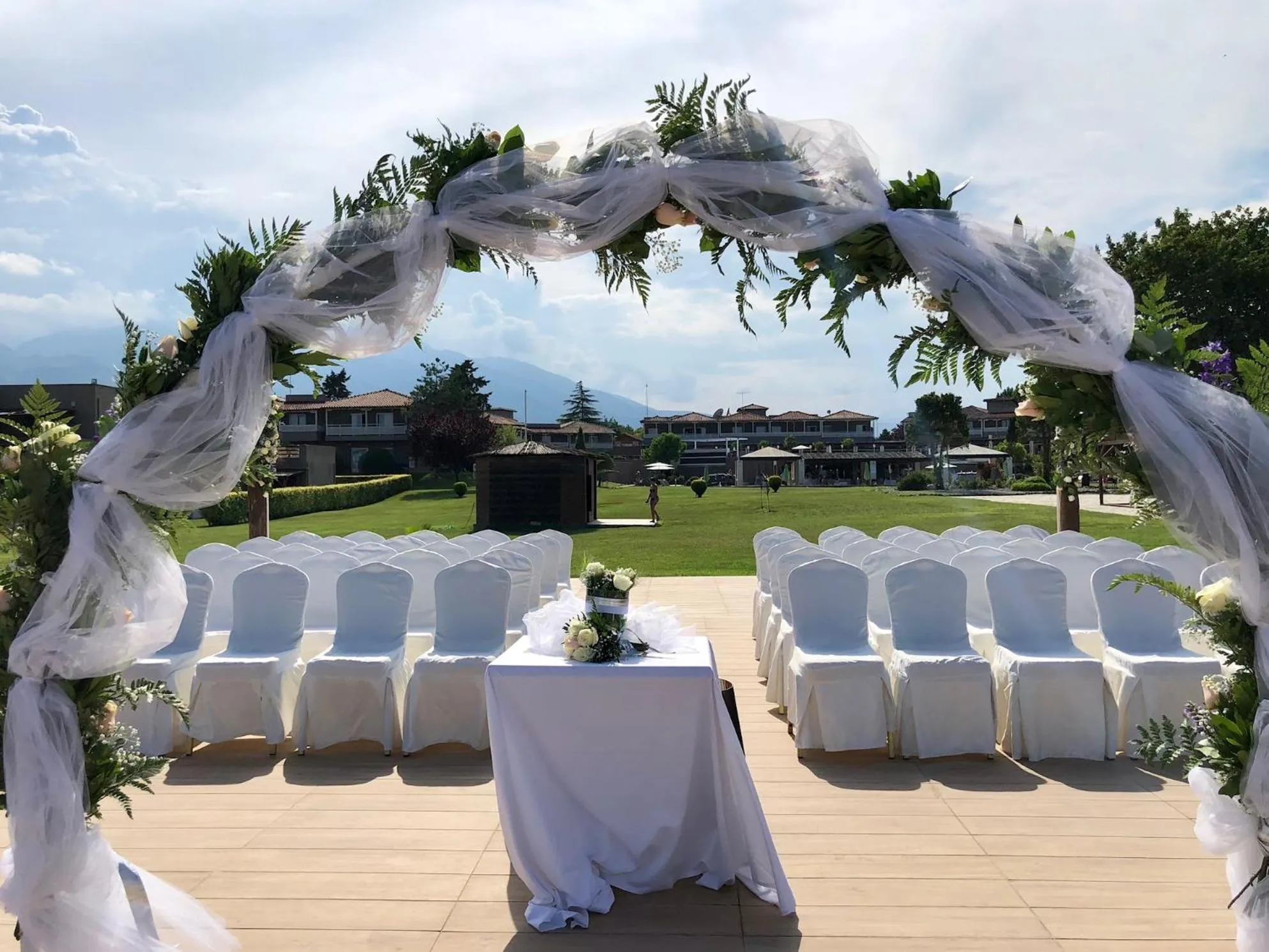 Garden in Dion Palace Resort and Spa