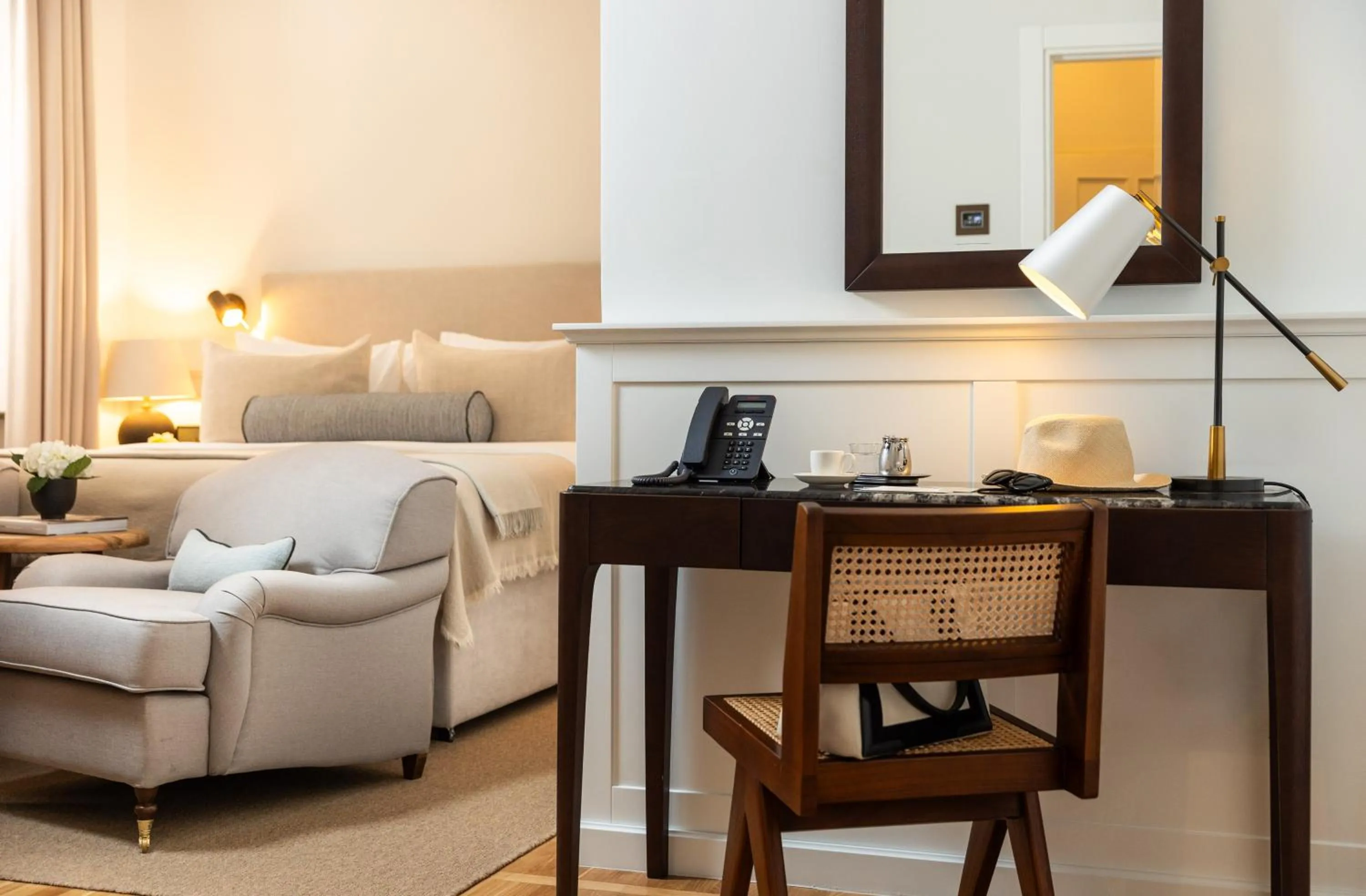 Seating area, Bed in Boutique Hotel Stari Grad