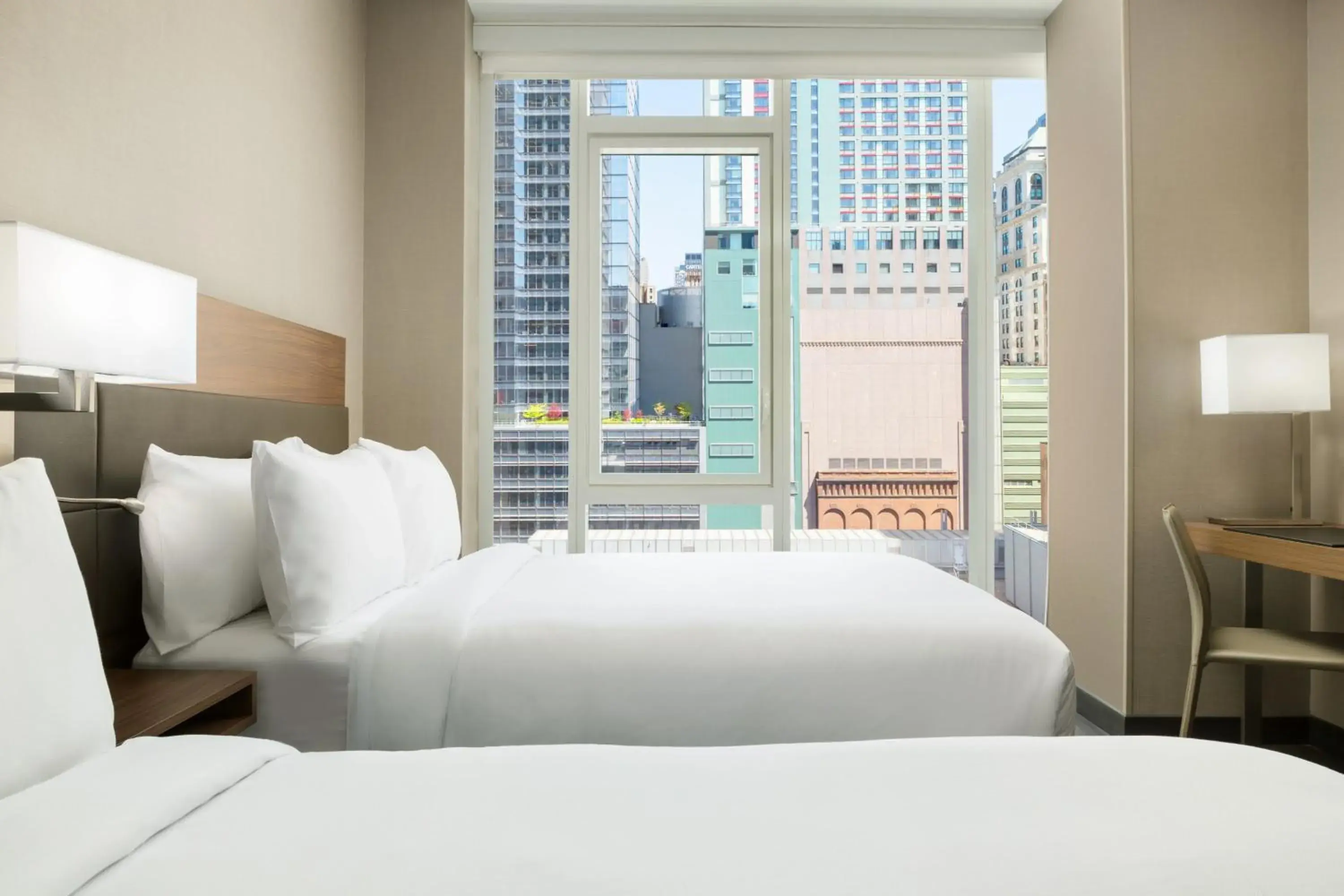 Double Room with Two Double Beds and City View in AC Hotel by Marriott New York Times Square Double Room with Two Double Beds and City View in AC Hotel by Marriott New York Times Square