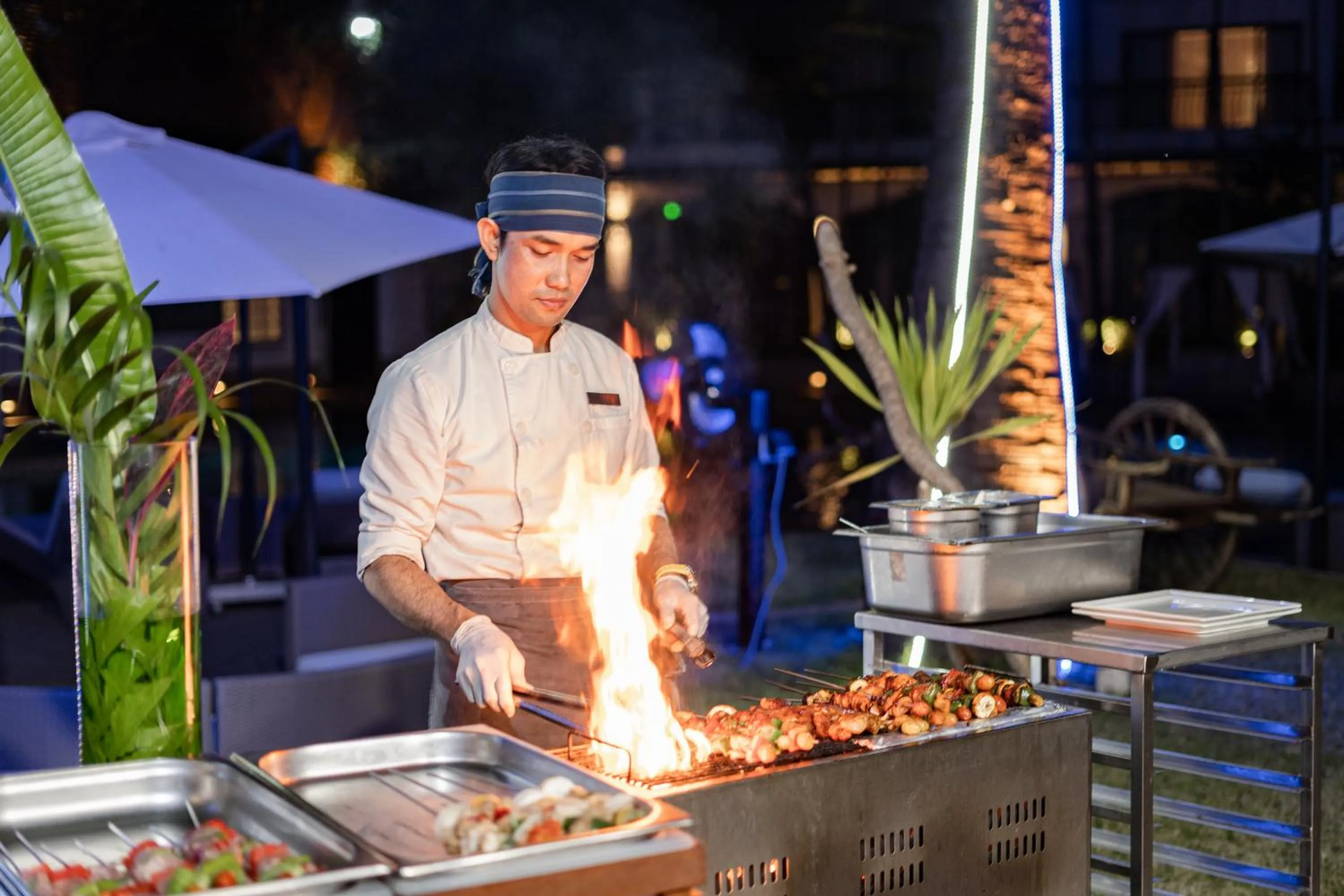 BBQ facilities in Courtyard by Marriott Siem Reap Resort