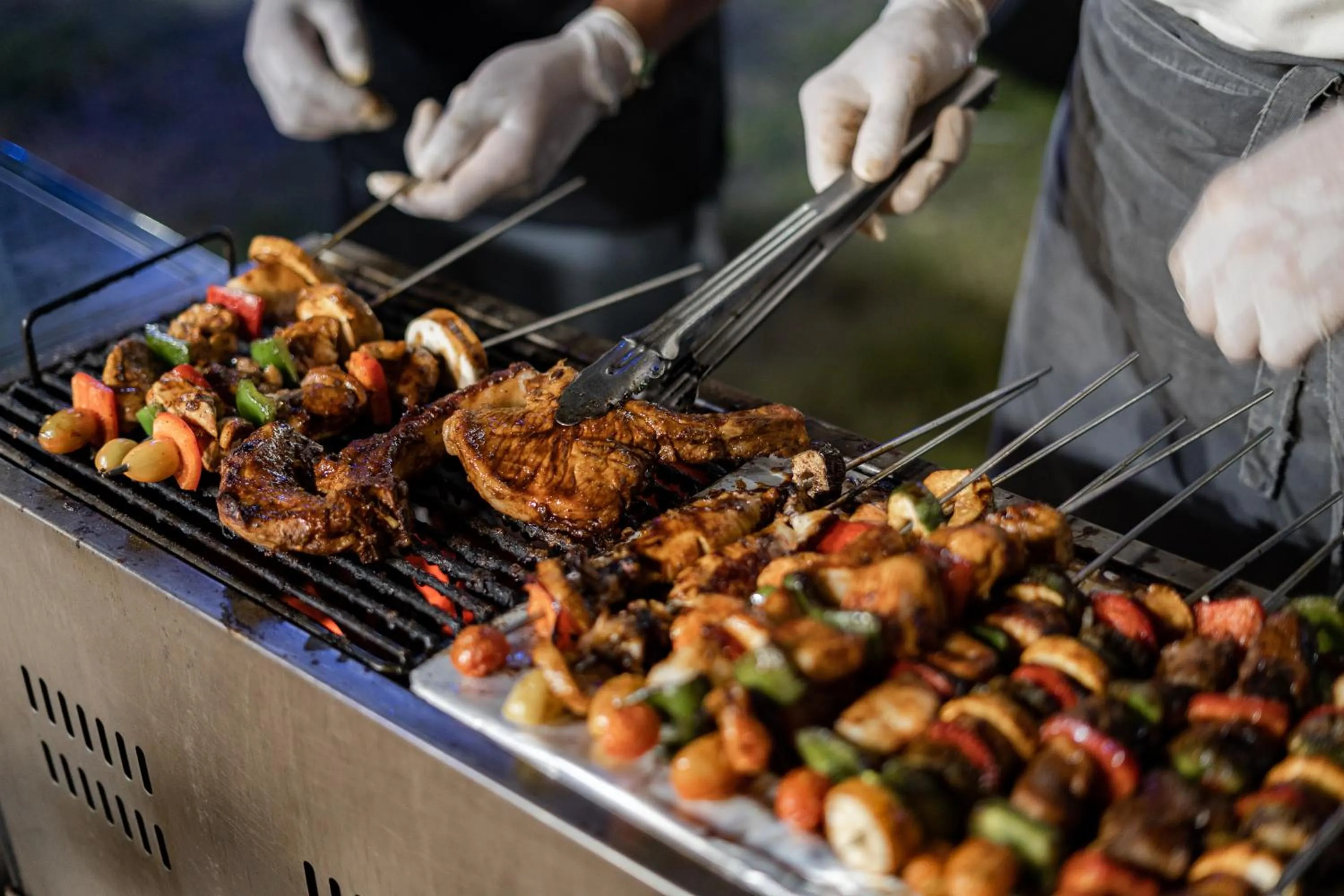 BBQ facilities in Courtyard by Marriott Siem Reap Resort