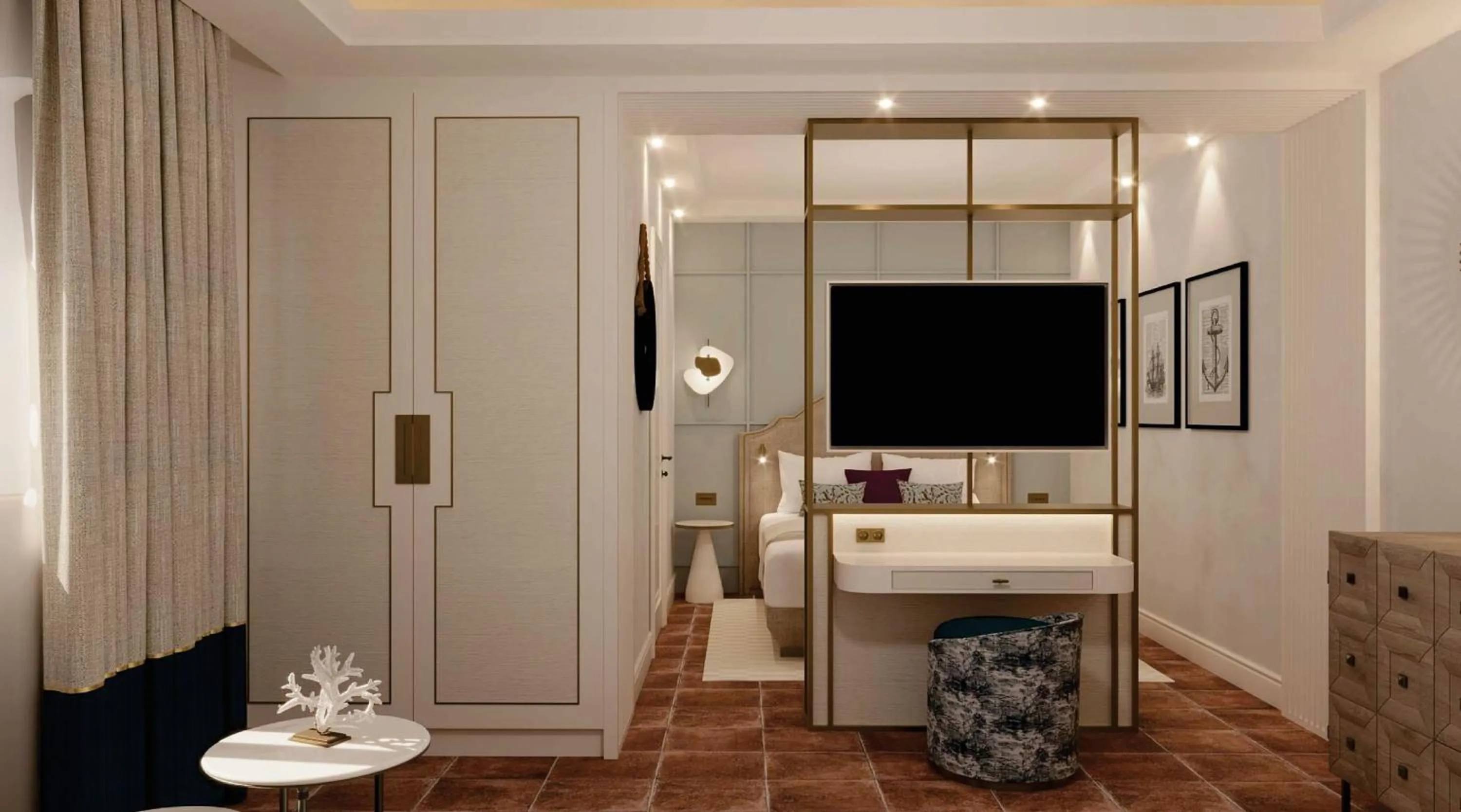 Living room in Fortino Napoleonico