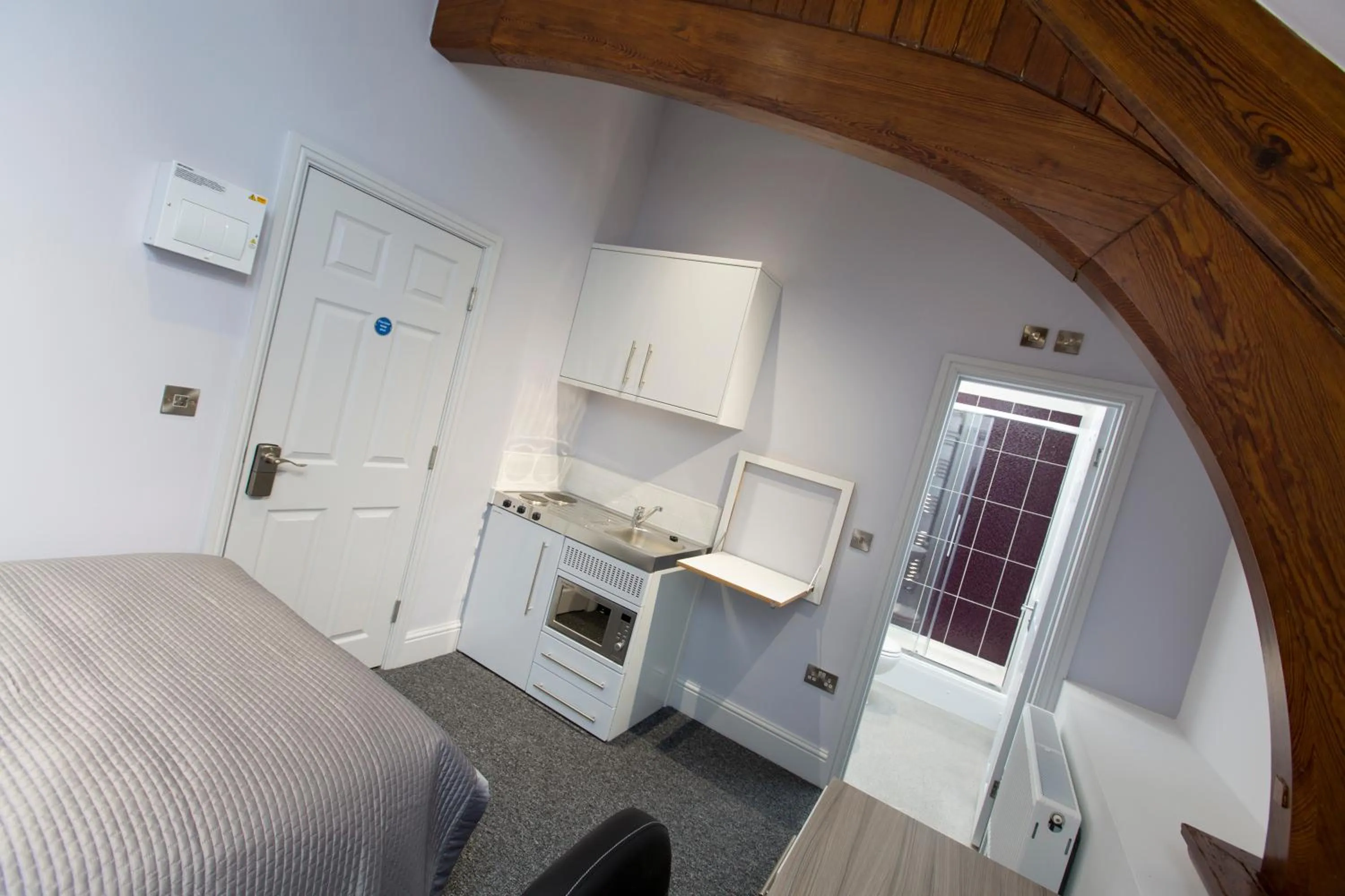 Kitchen or kitchenette, Bed in Old County Court