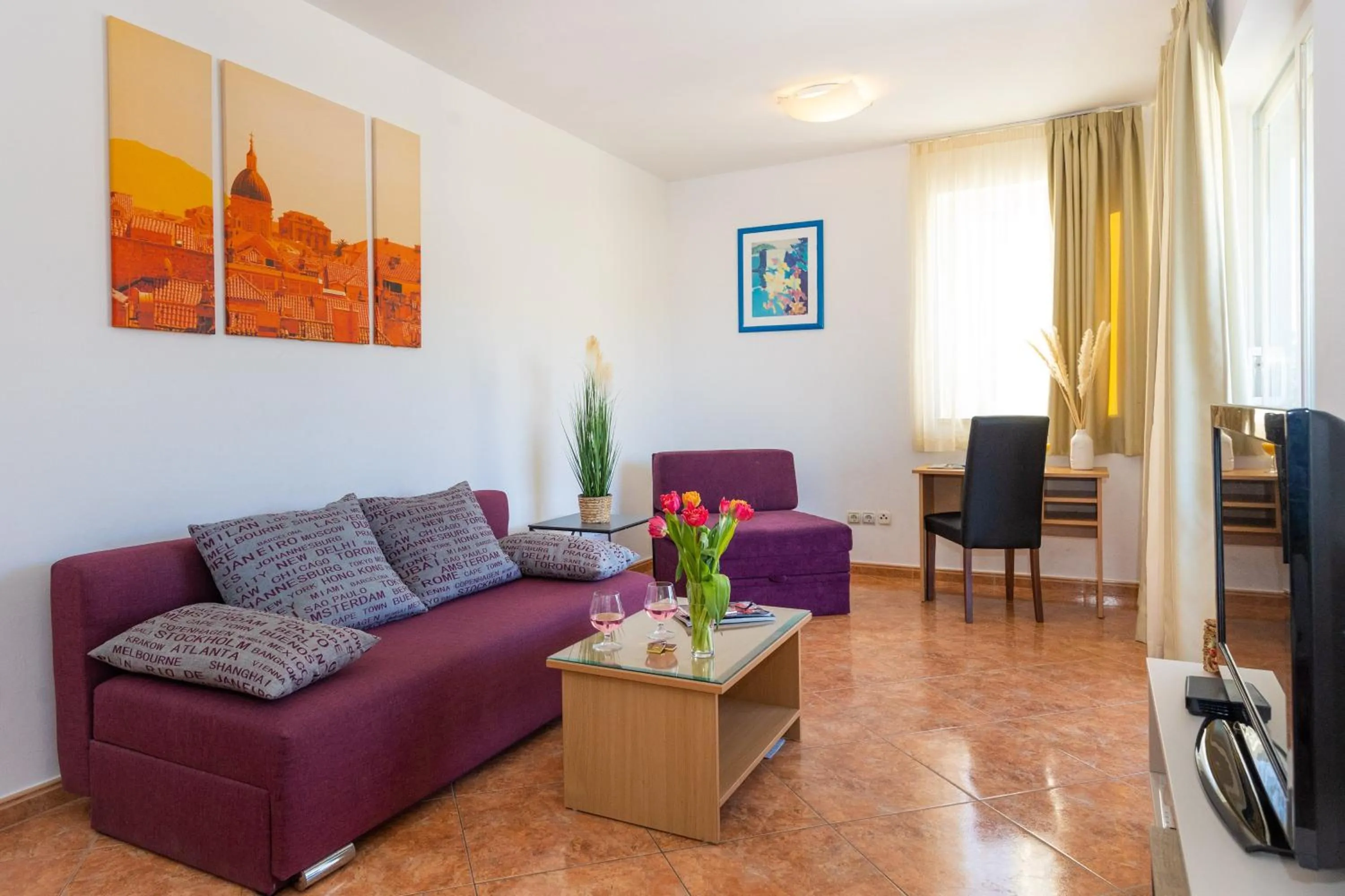 Living room in Villa Erna