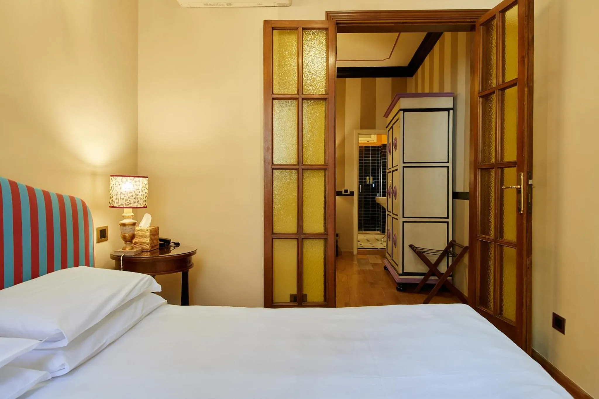 Bed in Hotel Hermitage