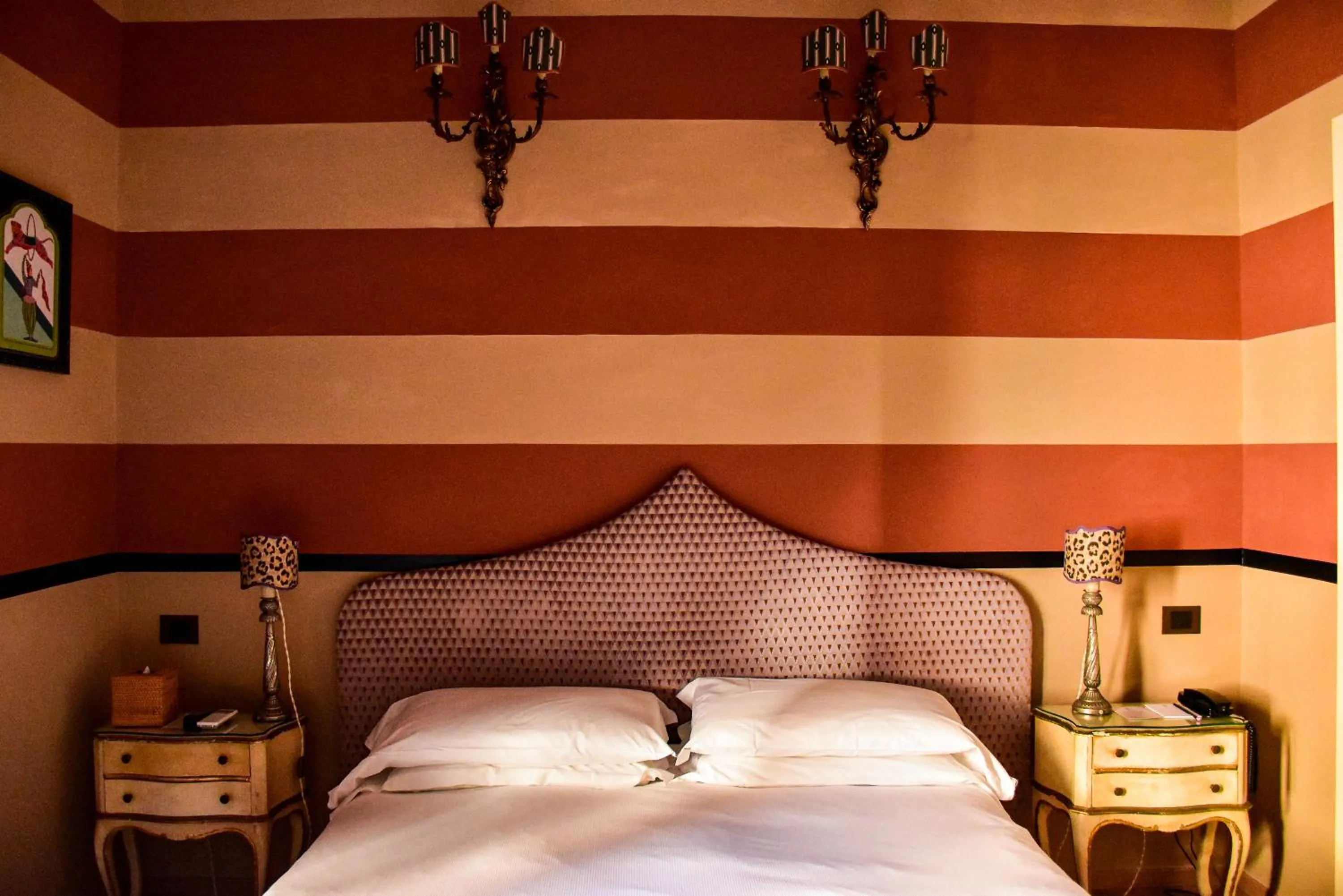 Bed in Hotel Hermitage