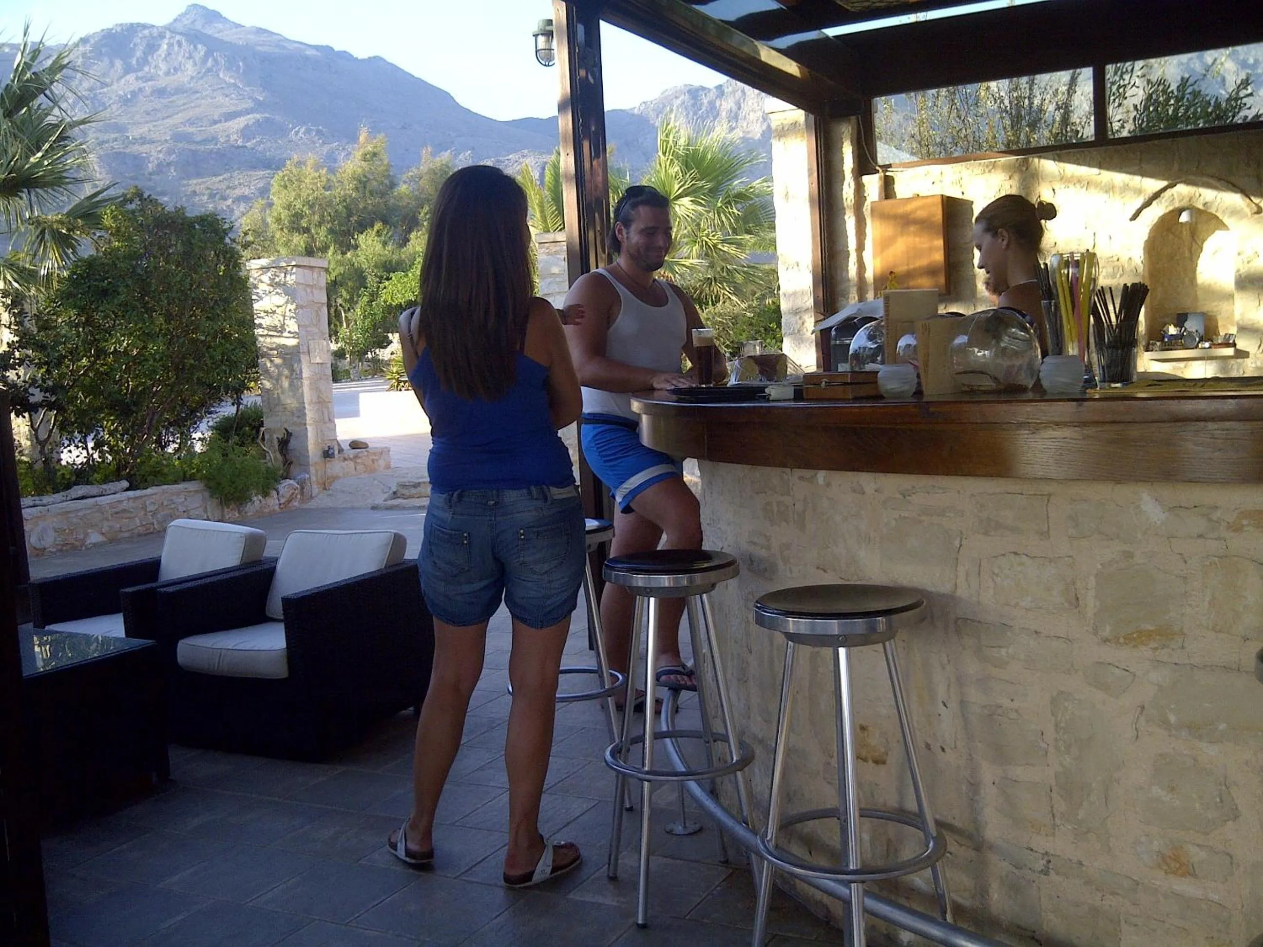 People in Kallicrates Village