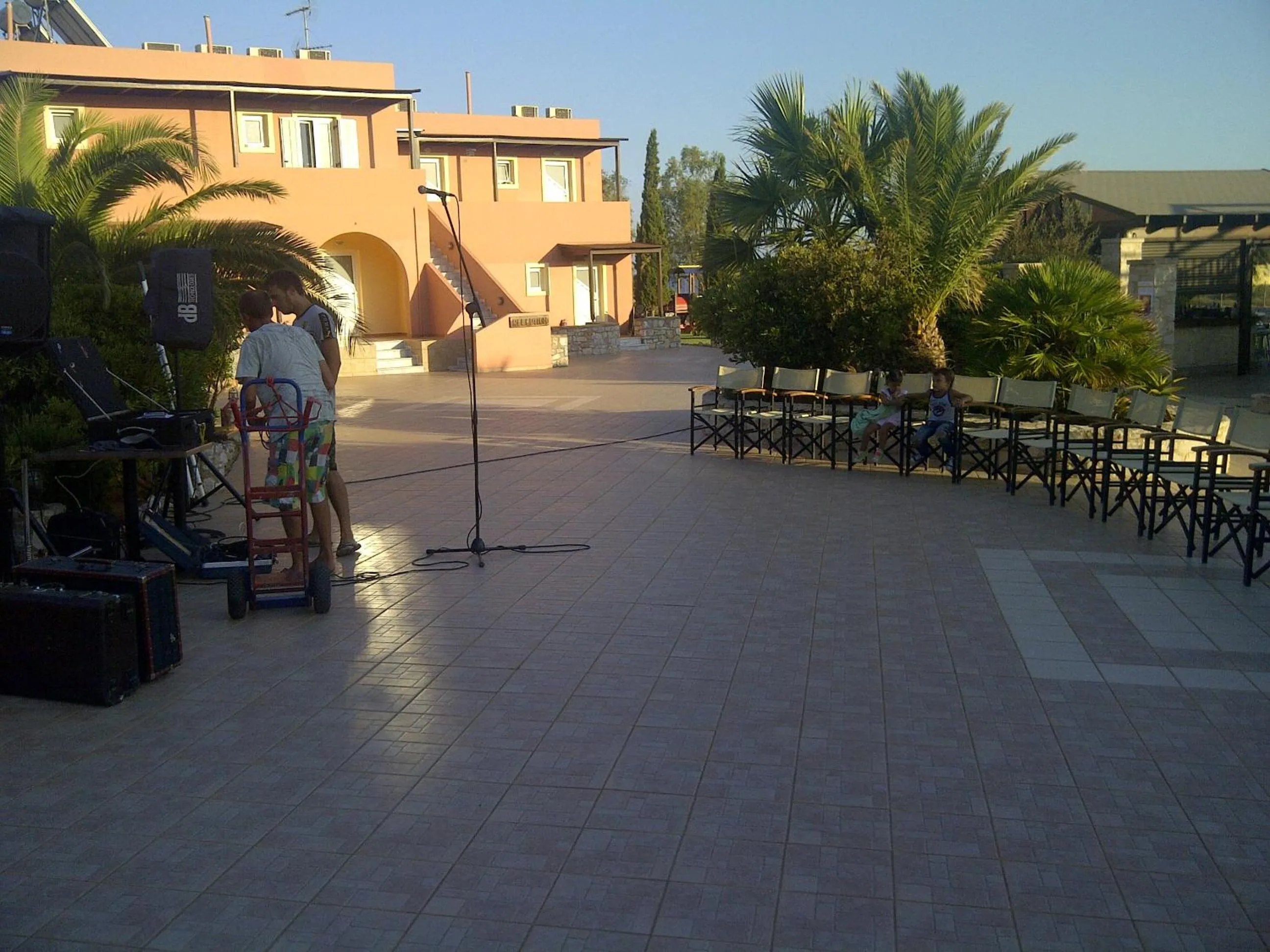 Evening entertainment in Kallicrates Village