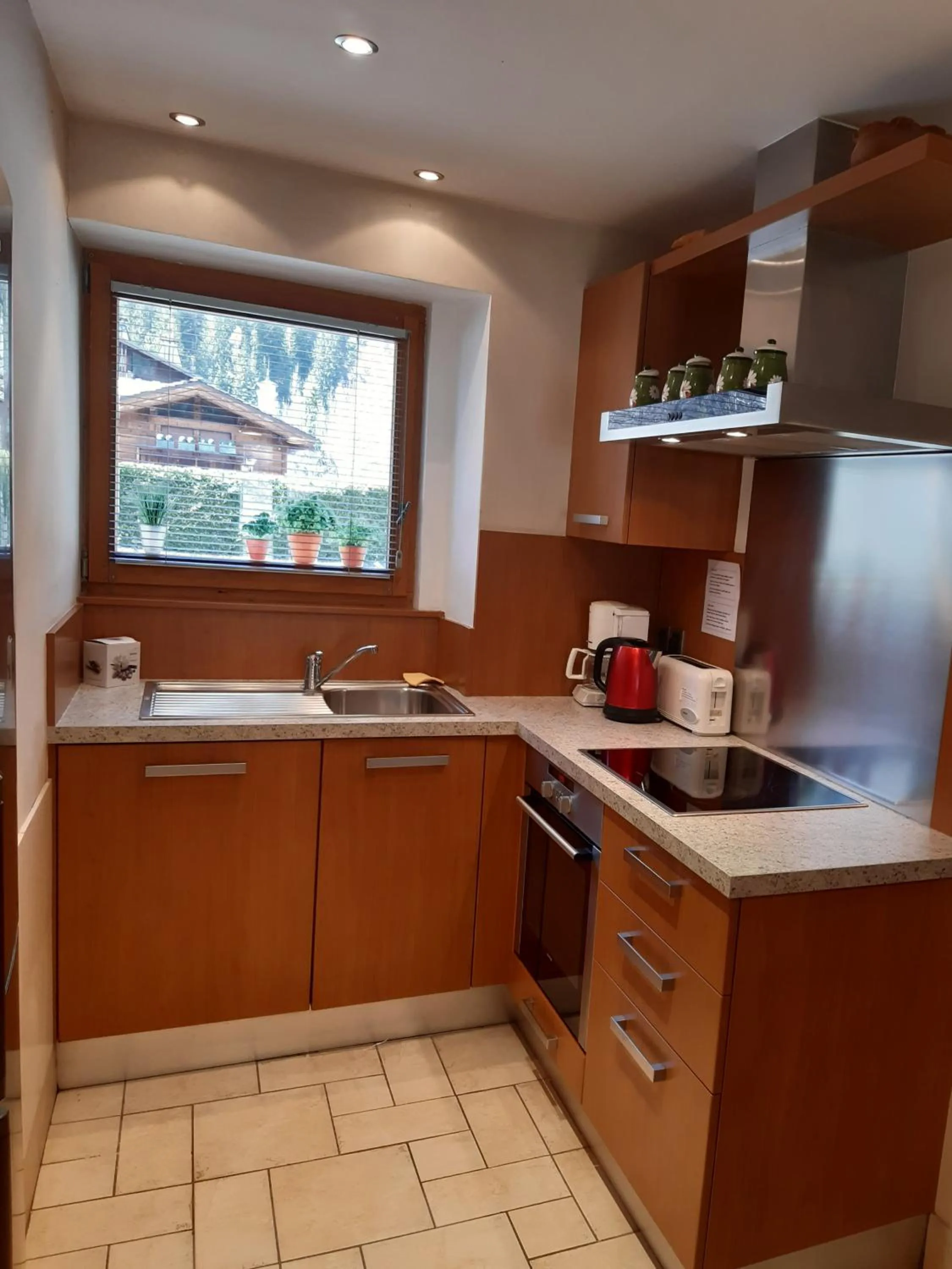 Kitchen or kitchenette in Aiguille du Midi - Hôtel & Restaurant