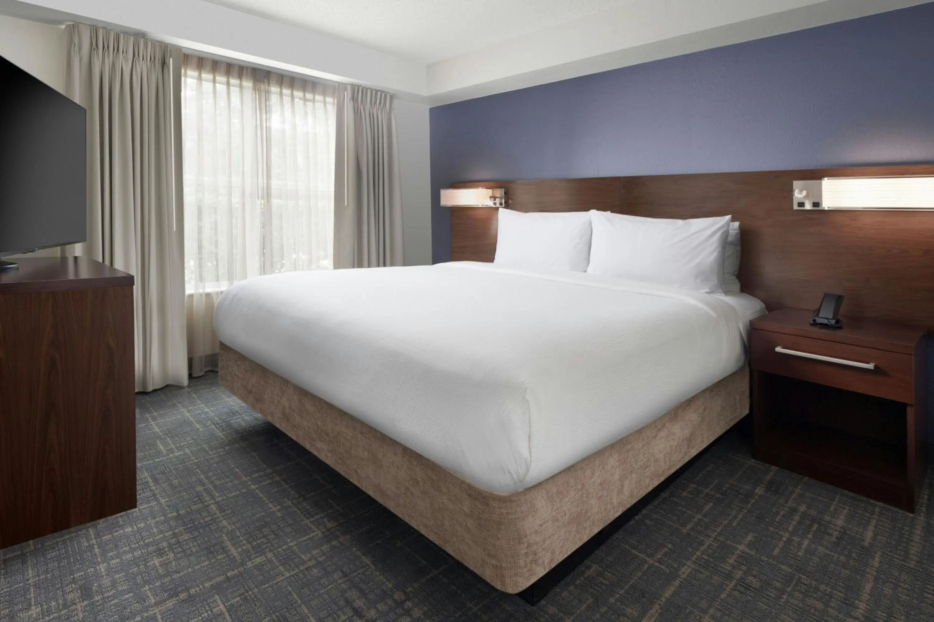 Bedroom, Bed in Residence Inn by Marriott New Orleans Metairie