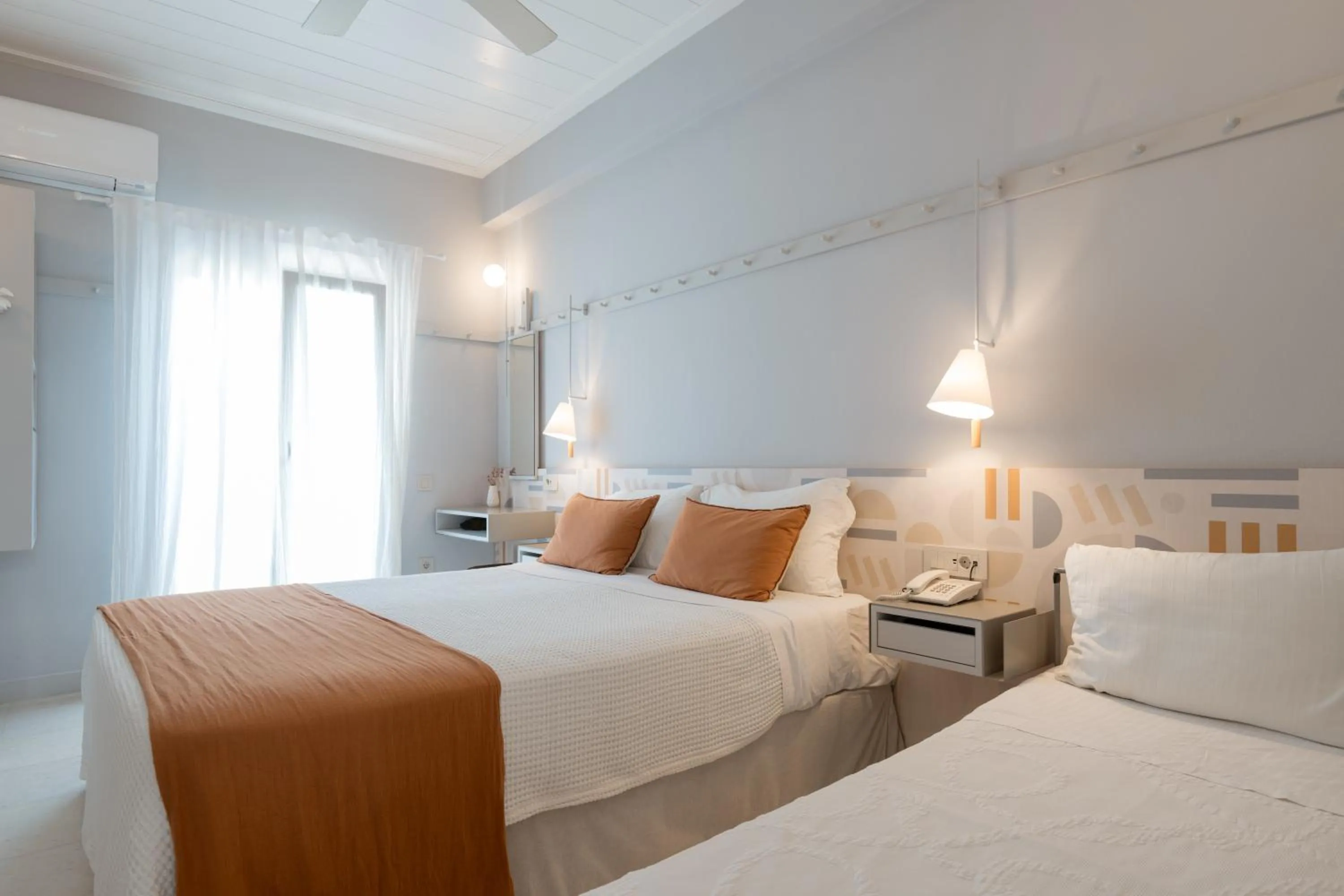 Bed in Argonauta Hotel