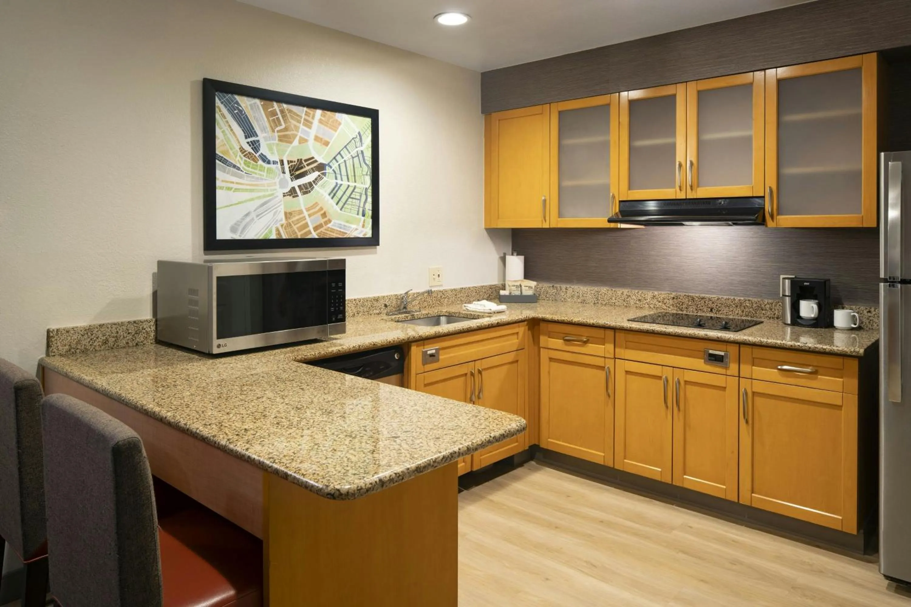 Kitchen or kitchenette in Residence Inn Pleasant Hill Concord