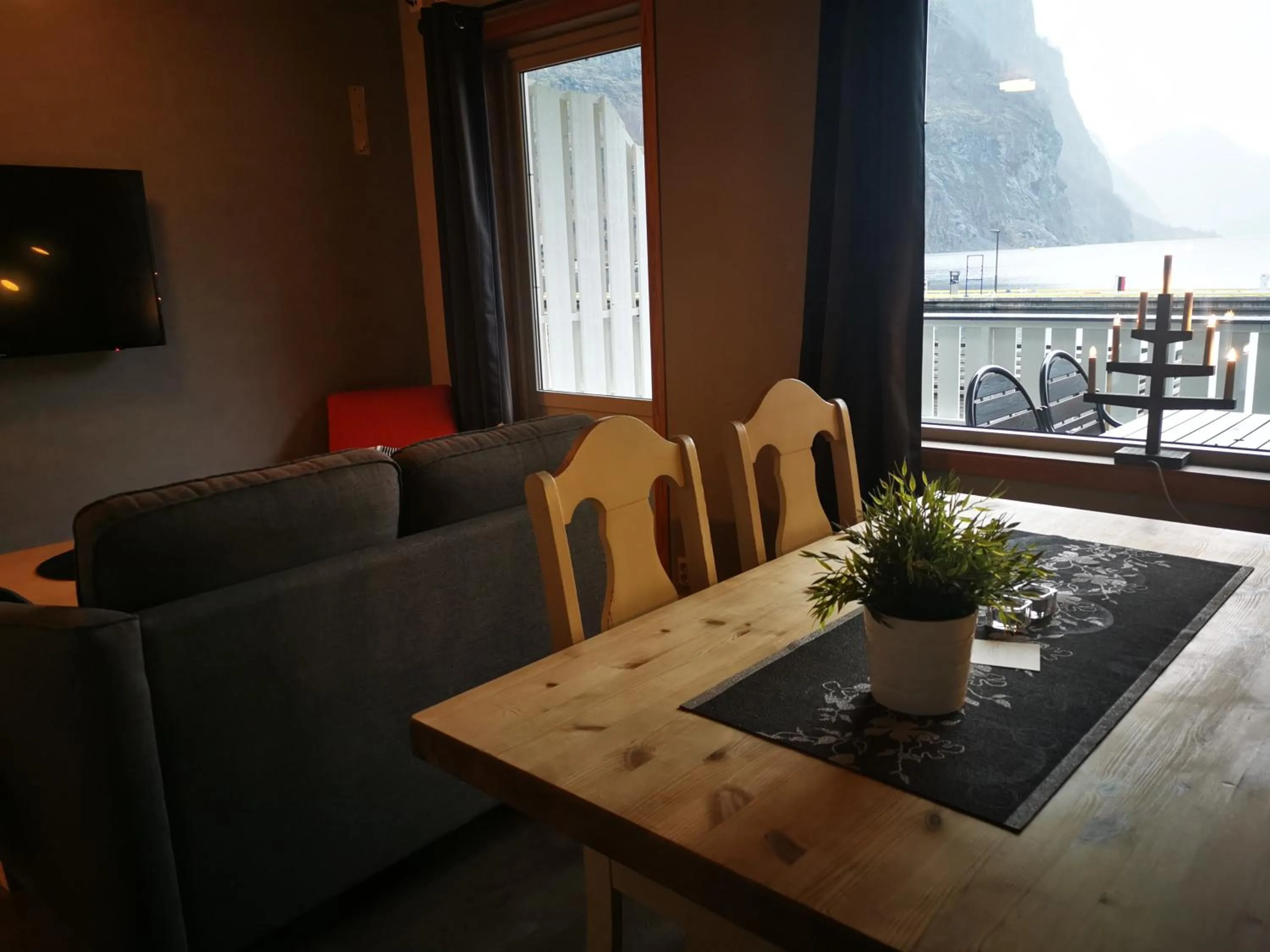 Winter in Flåm Marina