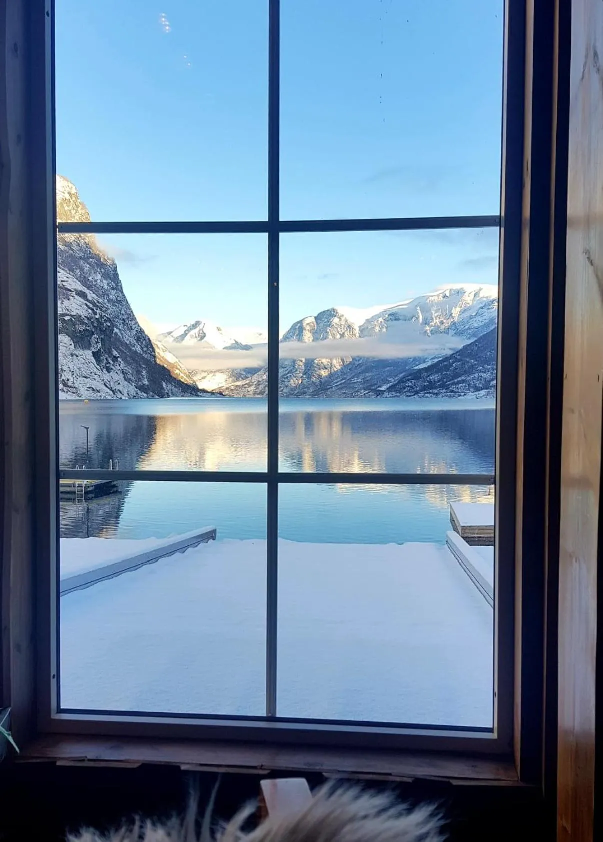 Off site in Flåm Marina