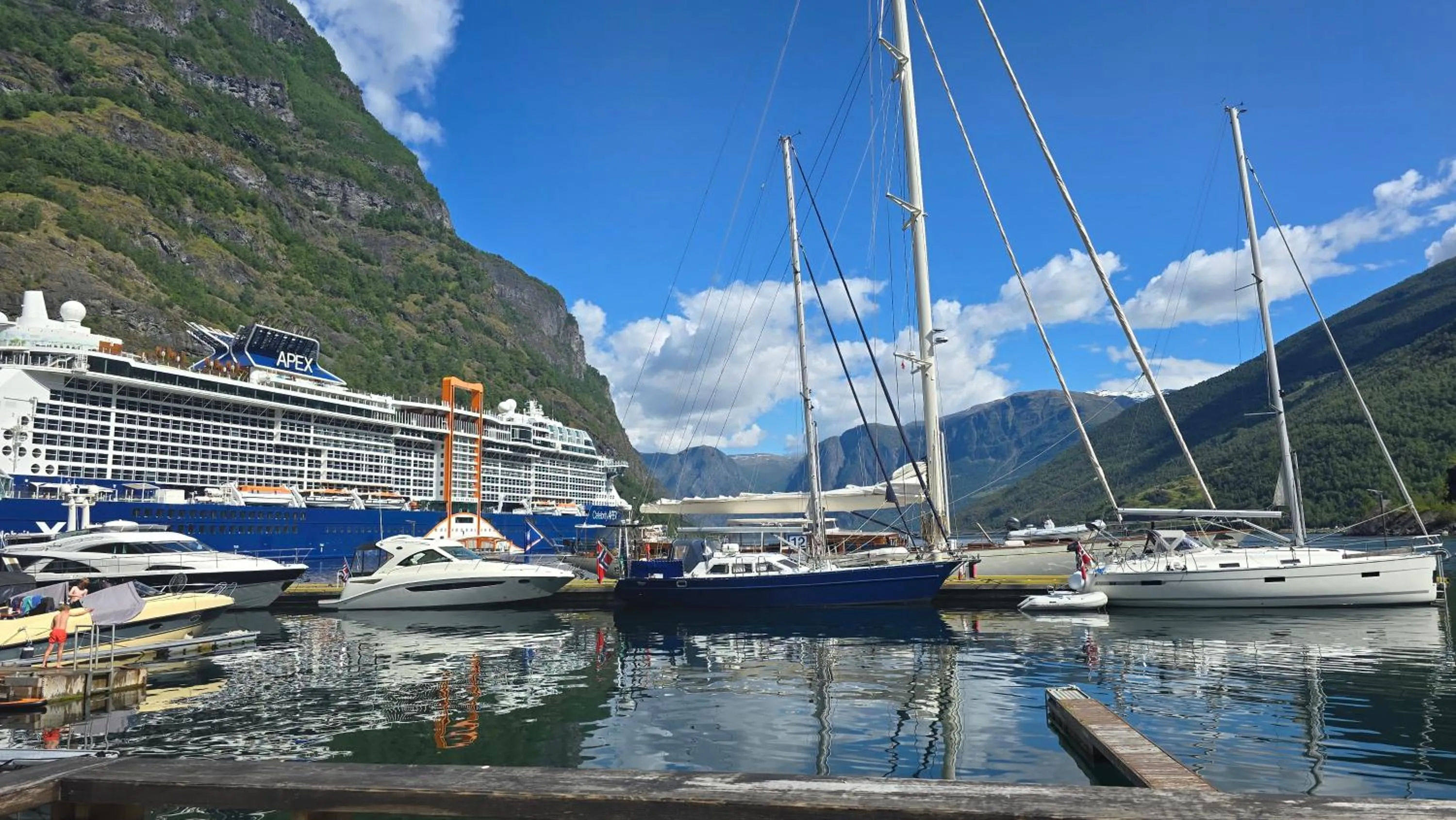 View (from property/room) in Flåm Marina