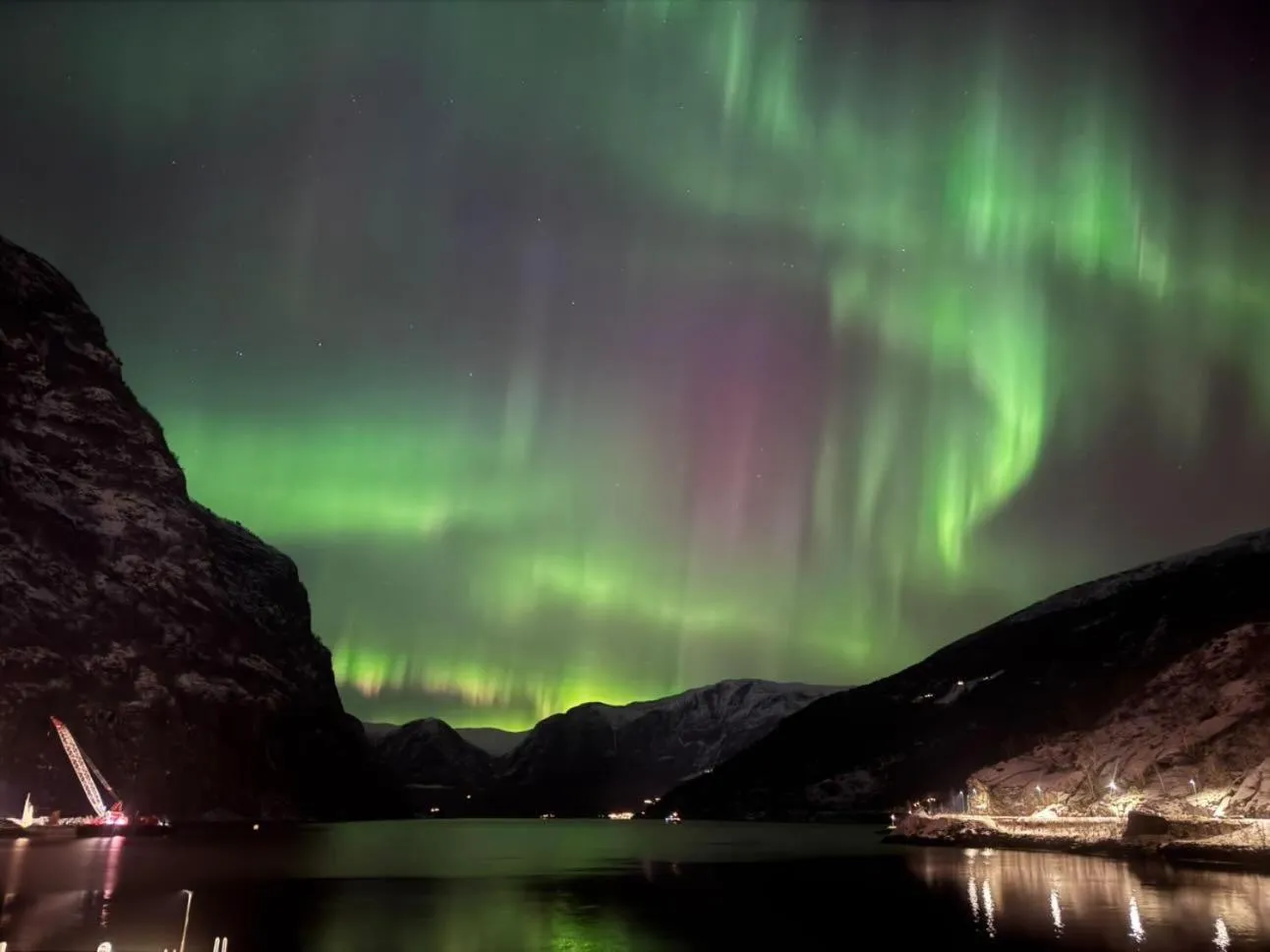 View (from property/room) in Flåm Marina