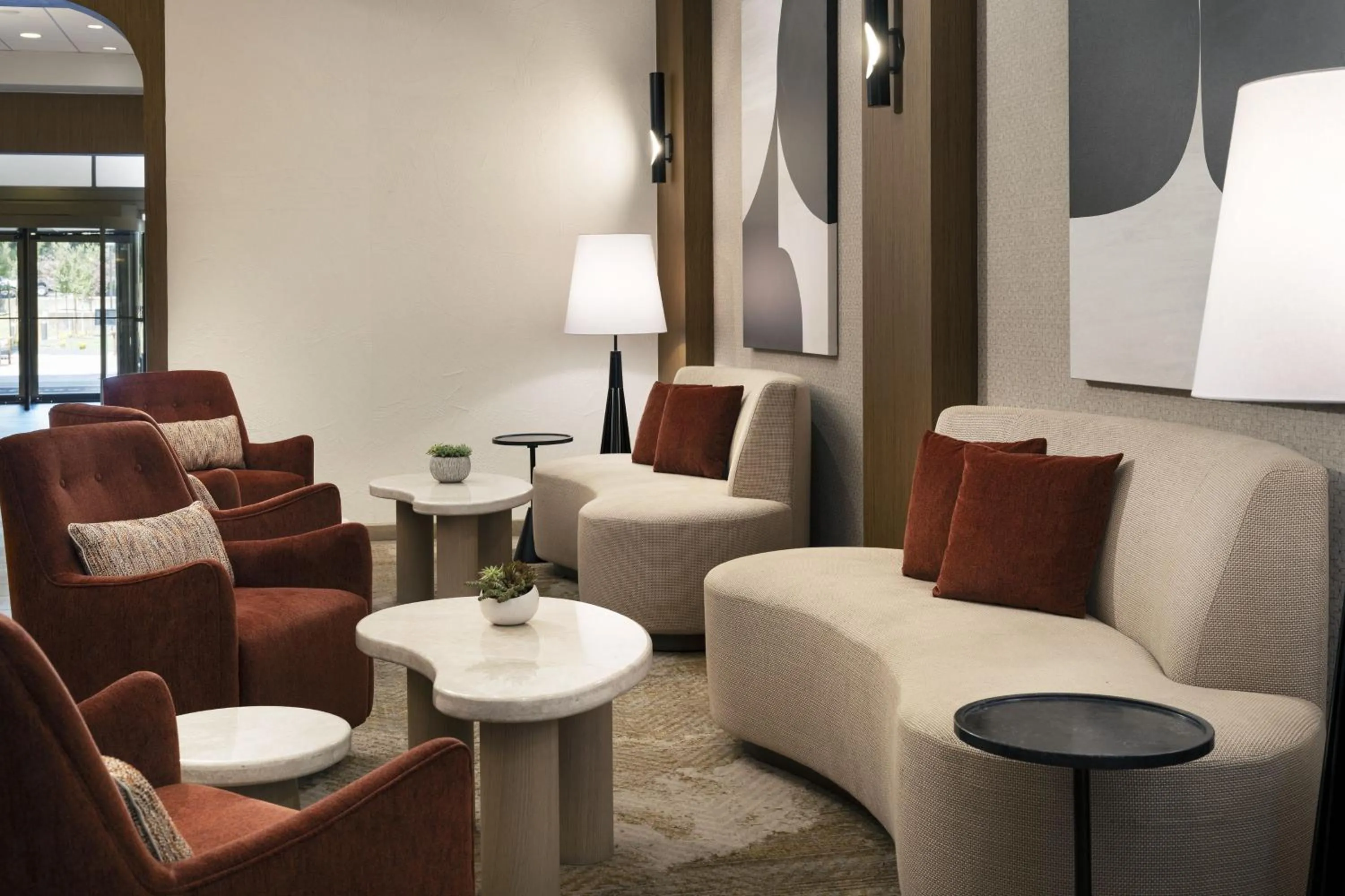 Lobby or reception in San Ramon Marriott