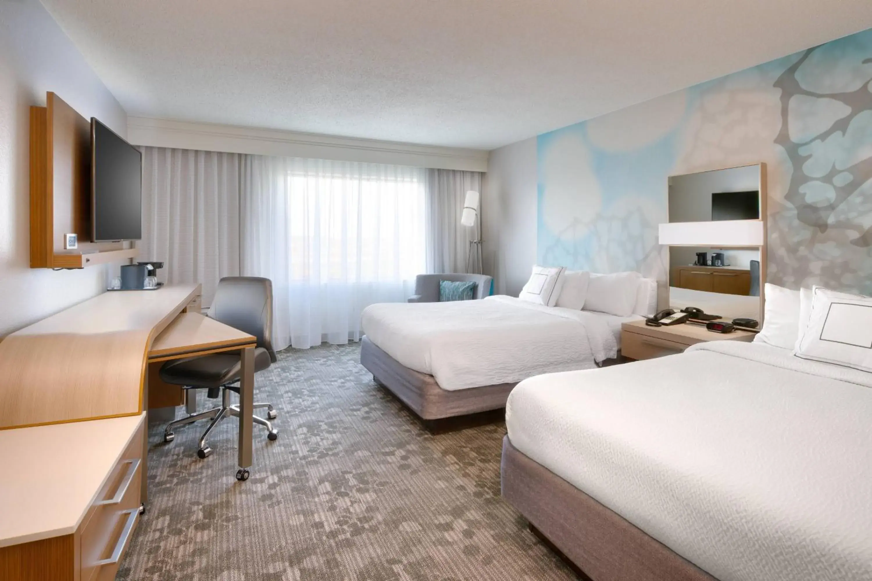 Queen Room with Two Queen Beds in Courtyard by Marriott Oklahoma City Northwest Queen Room with Two Queen Beds in Courtyard by Marriott Oklahoma City Northwest