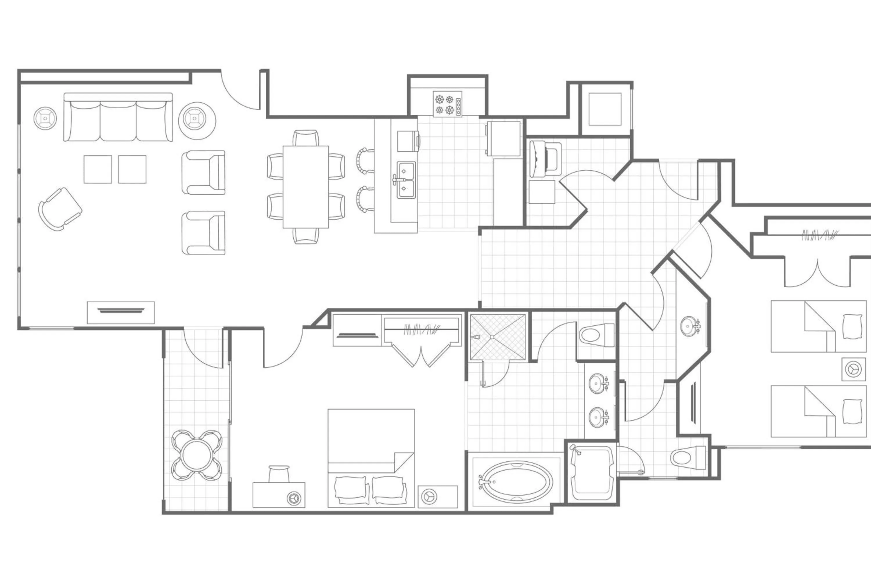 Bedroom in Marriott's Ocean Pointe