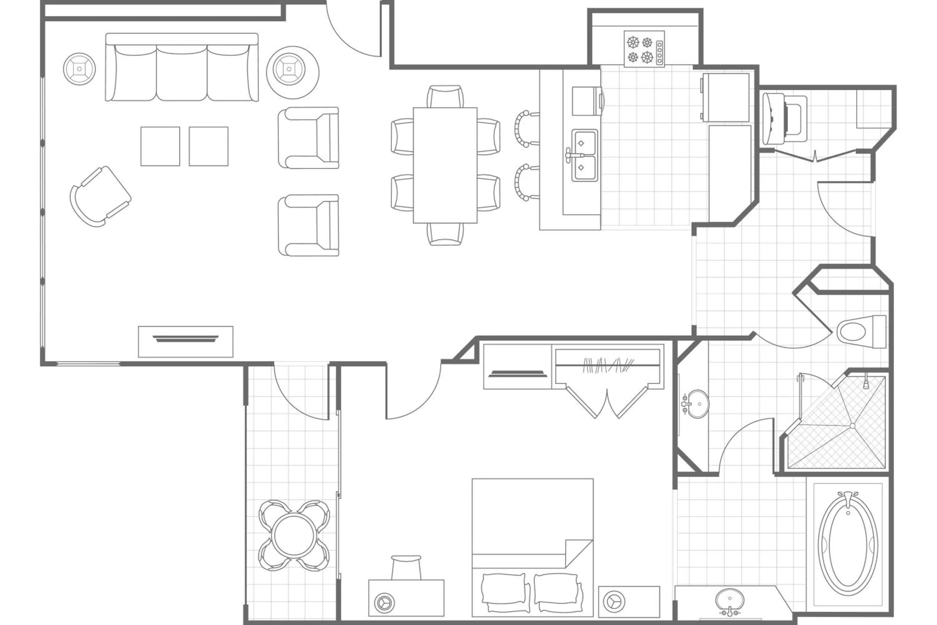 Bedroom in Marriott's Ocean Pointe