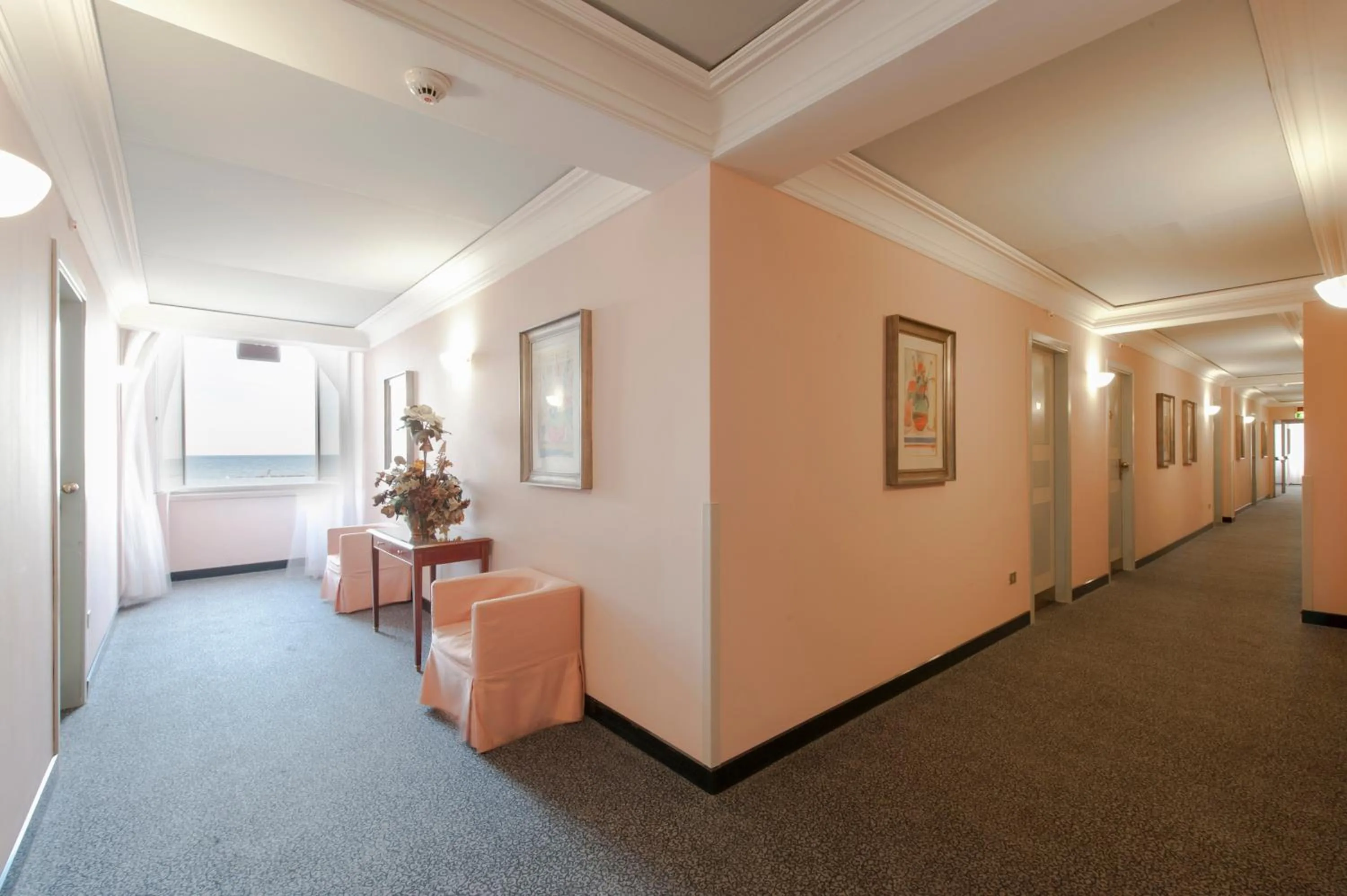 Decorative detail, Bed in Hotel Esplanade