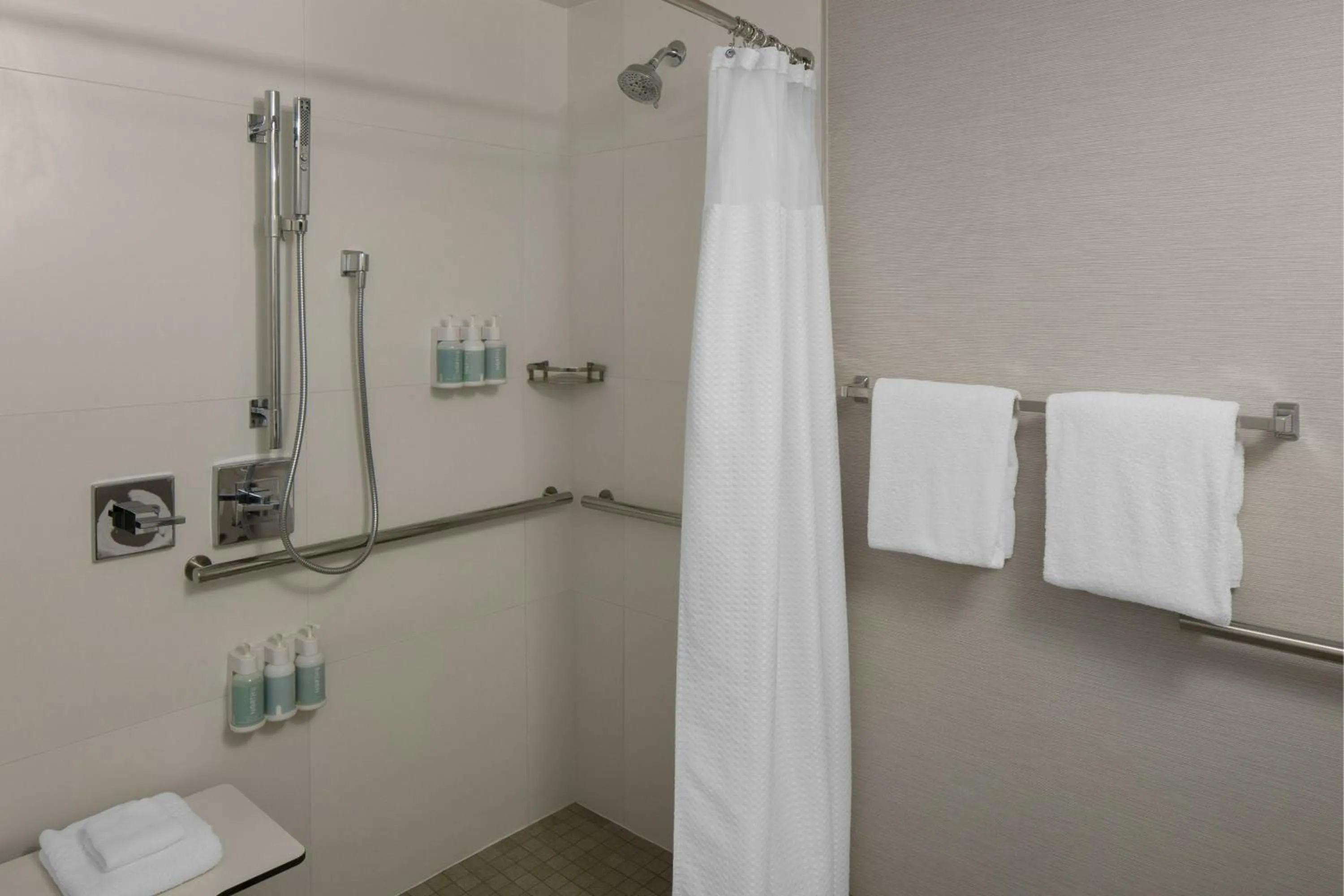 Bathroom in Courtyard by Marriott Portland Beaverton