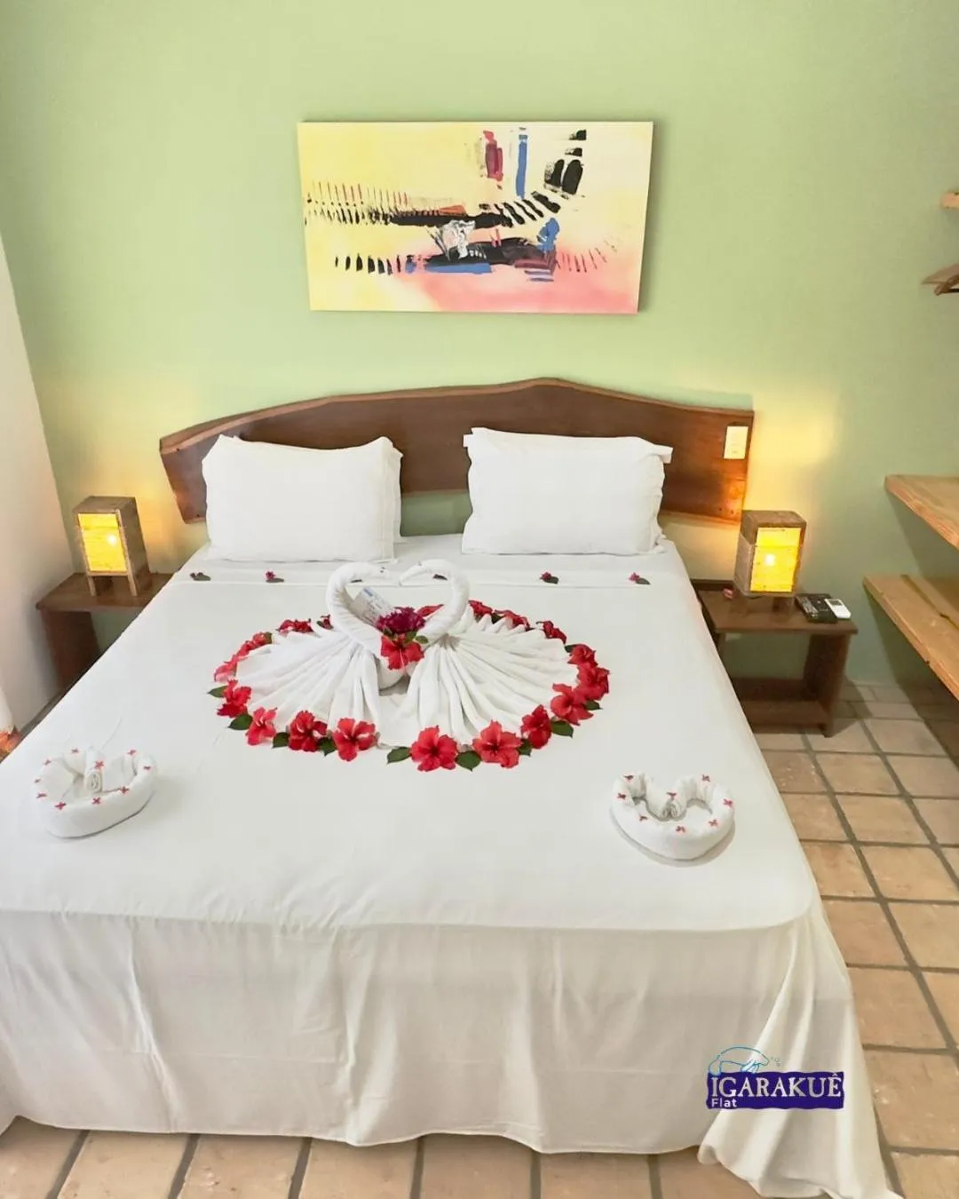 Decorative detail in Igarakuê Flat