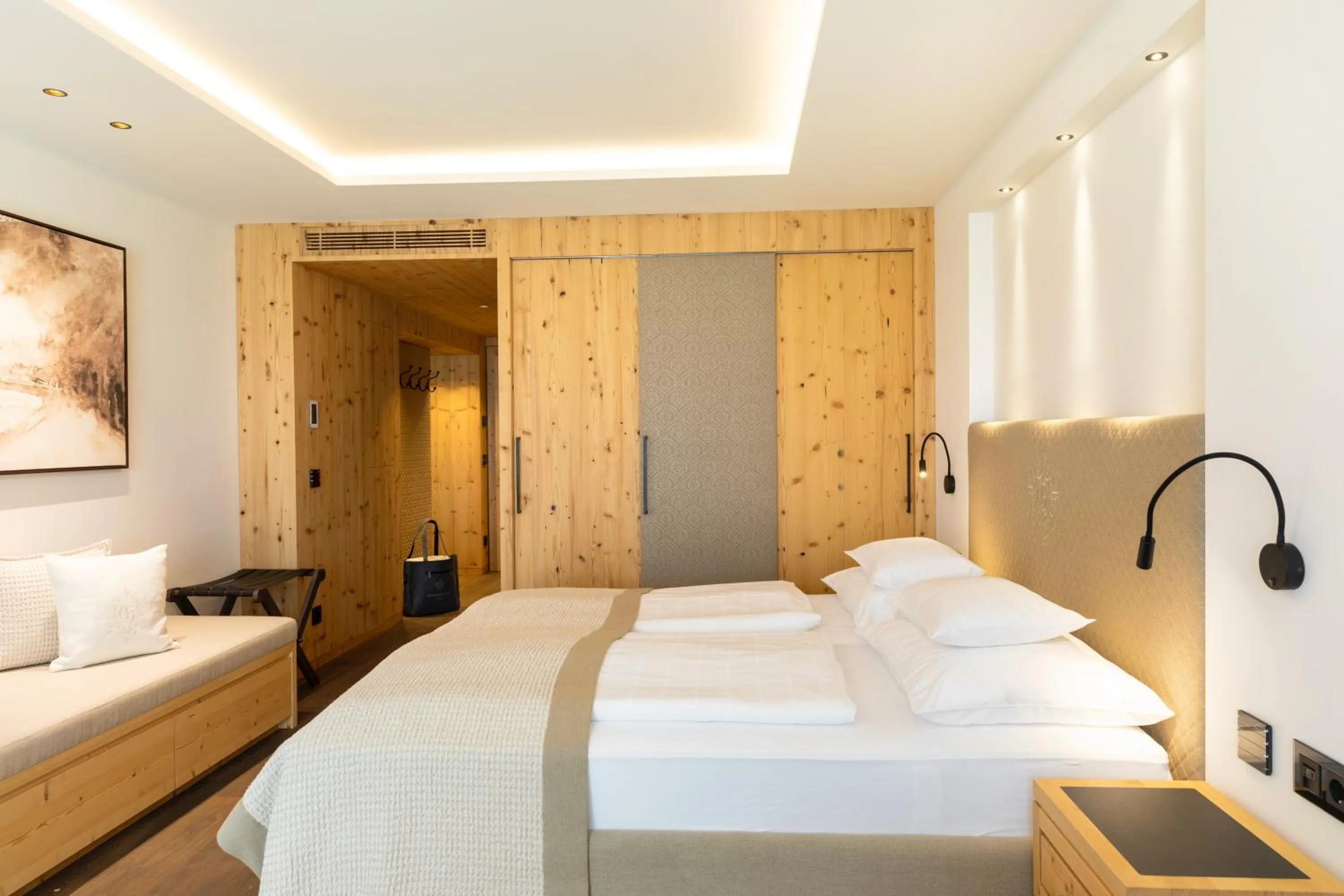 Bed in Hotel Grünauerhof