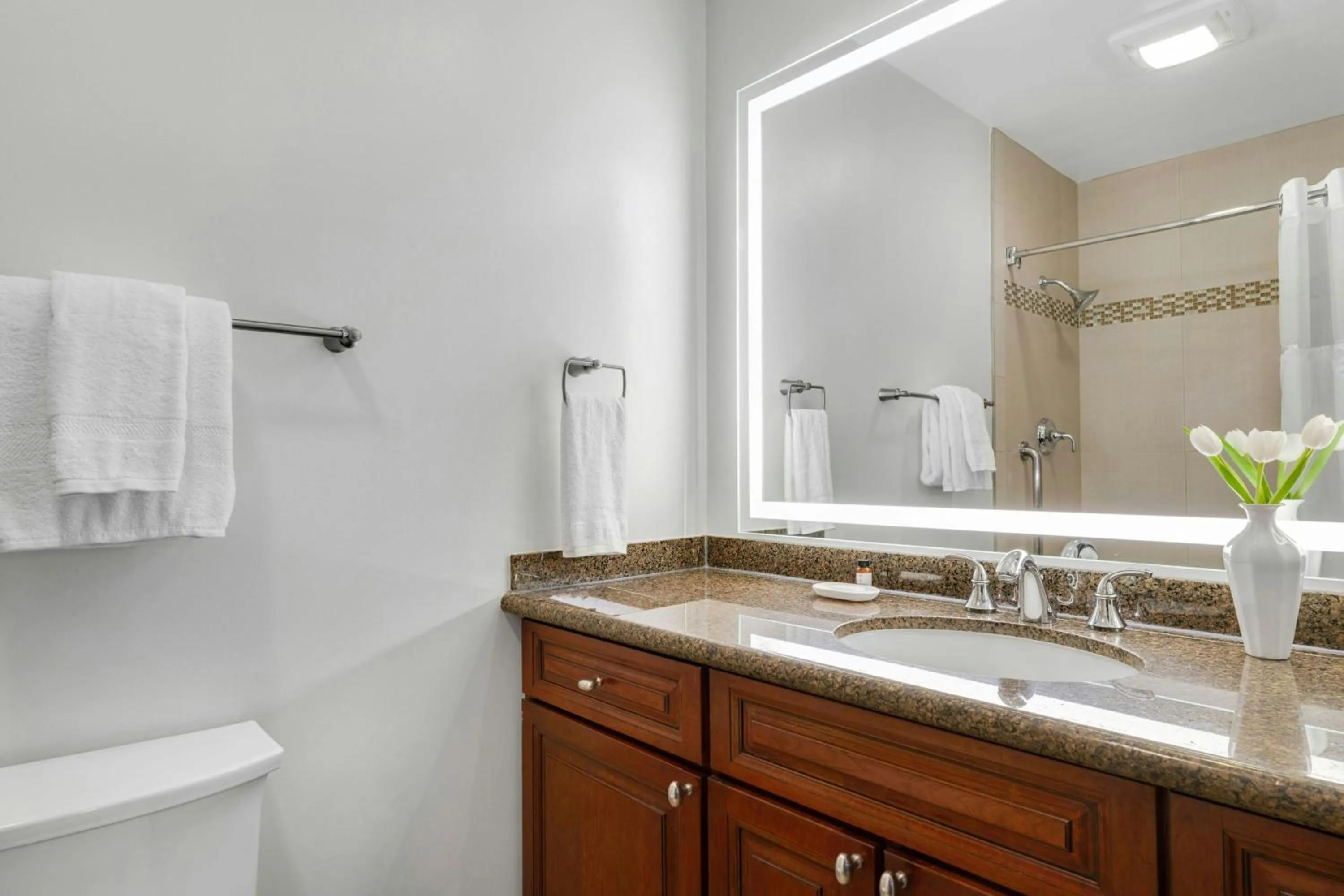 Bathroom in Marriott's Manor Club at Ford's Colony