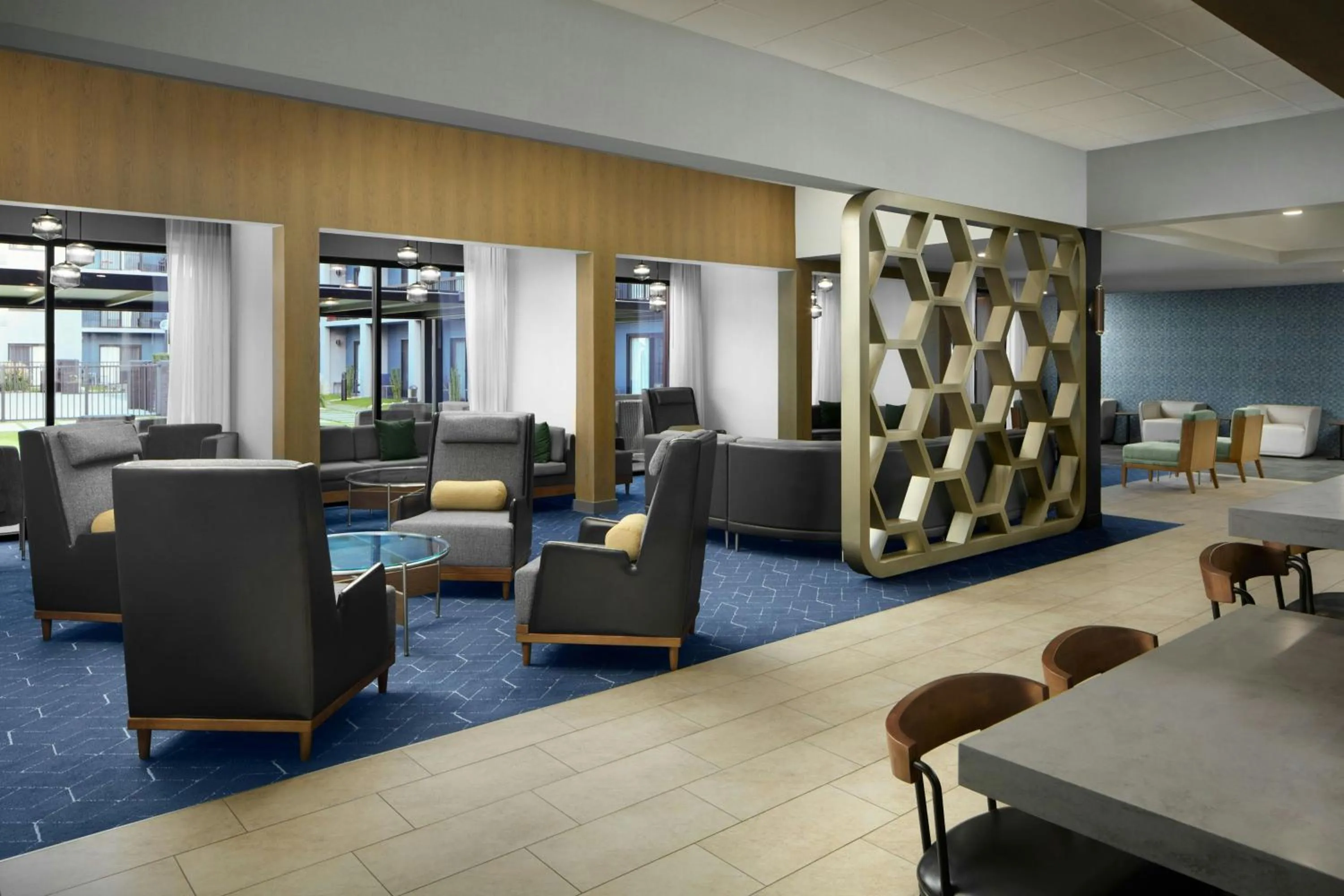 Lobby or reception in Courtyard Williamsburg - Busch Gardens