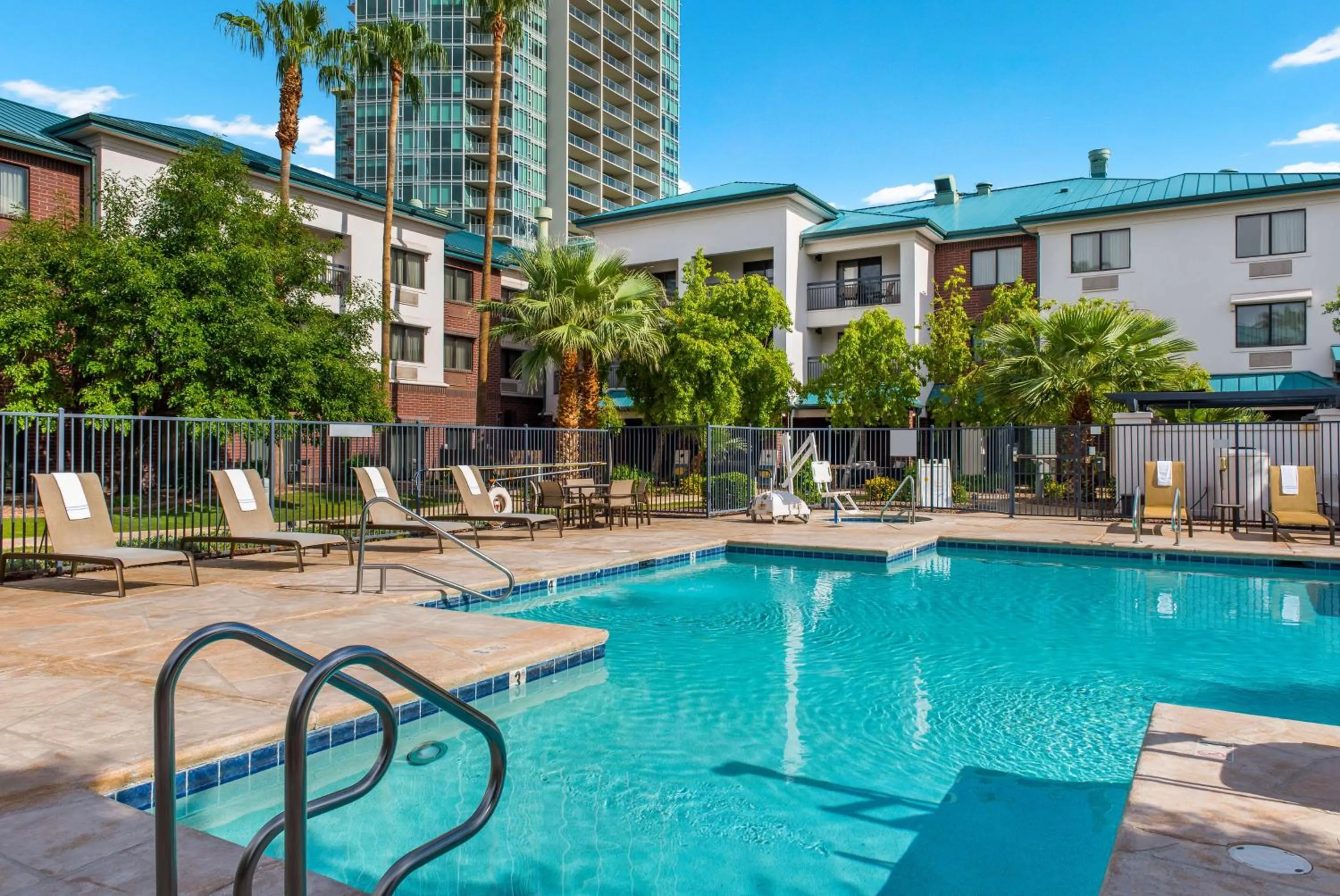 Pool view in Sonesta Select Tempe Downtown
