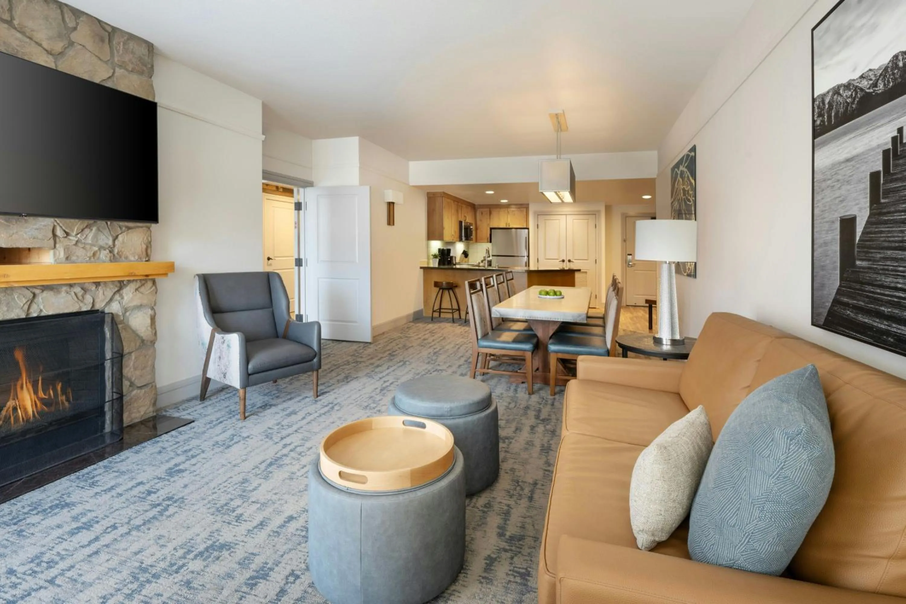 Living room in Marriott's Timber Lodge