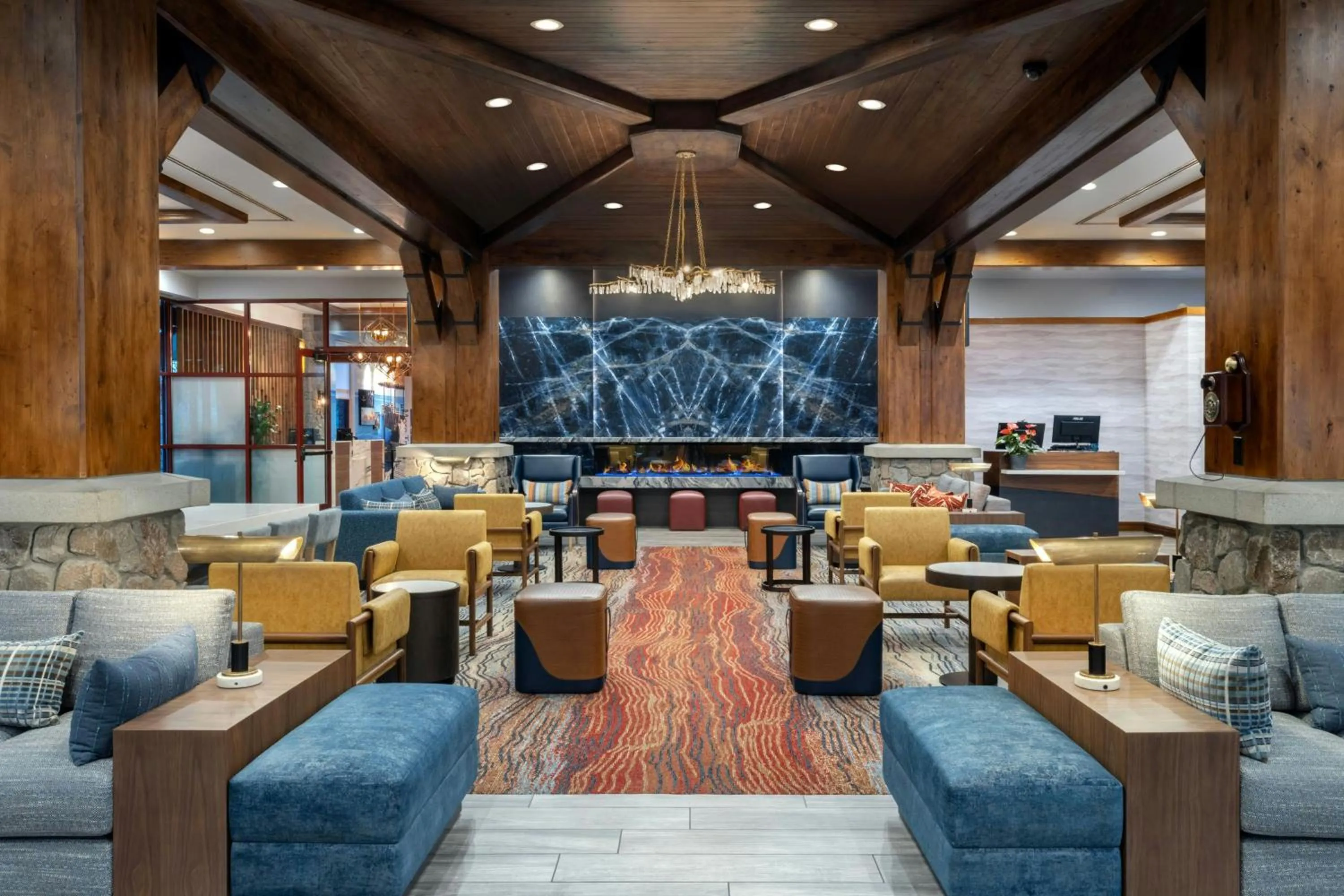 Lobby or reception in Marriott's Timber Lodge