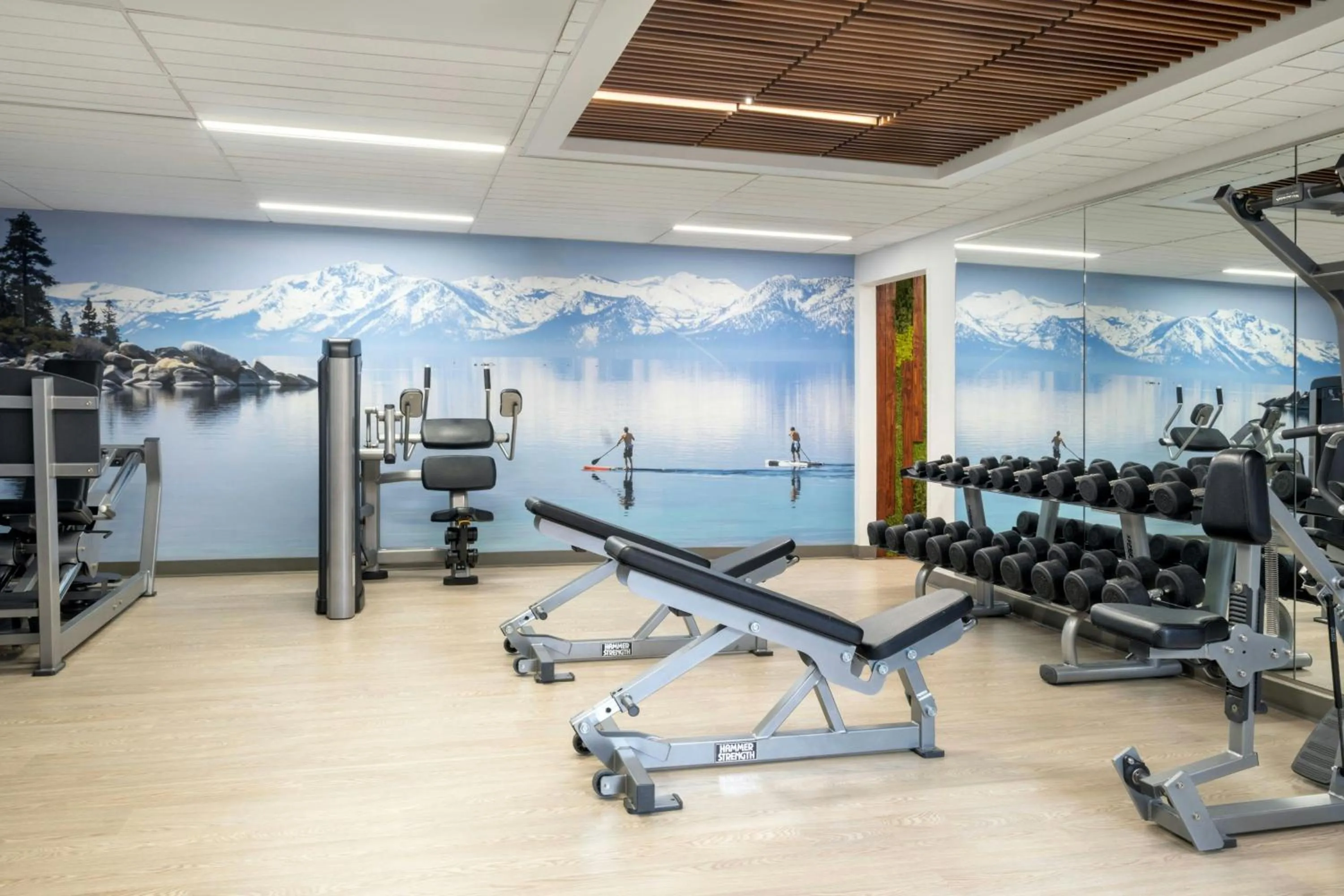 Fitness centre/facilities in Marriott's Timber Lodge