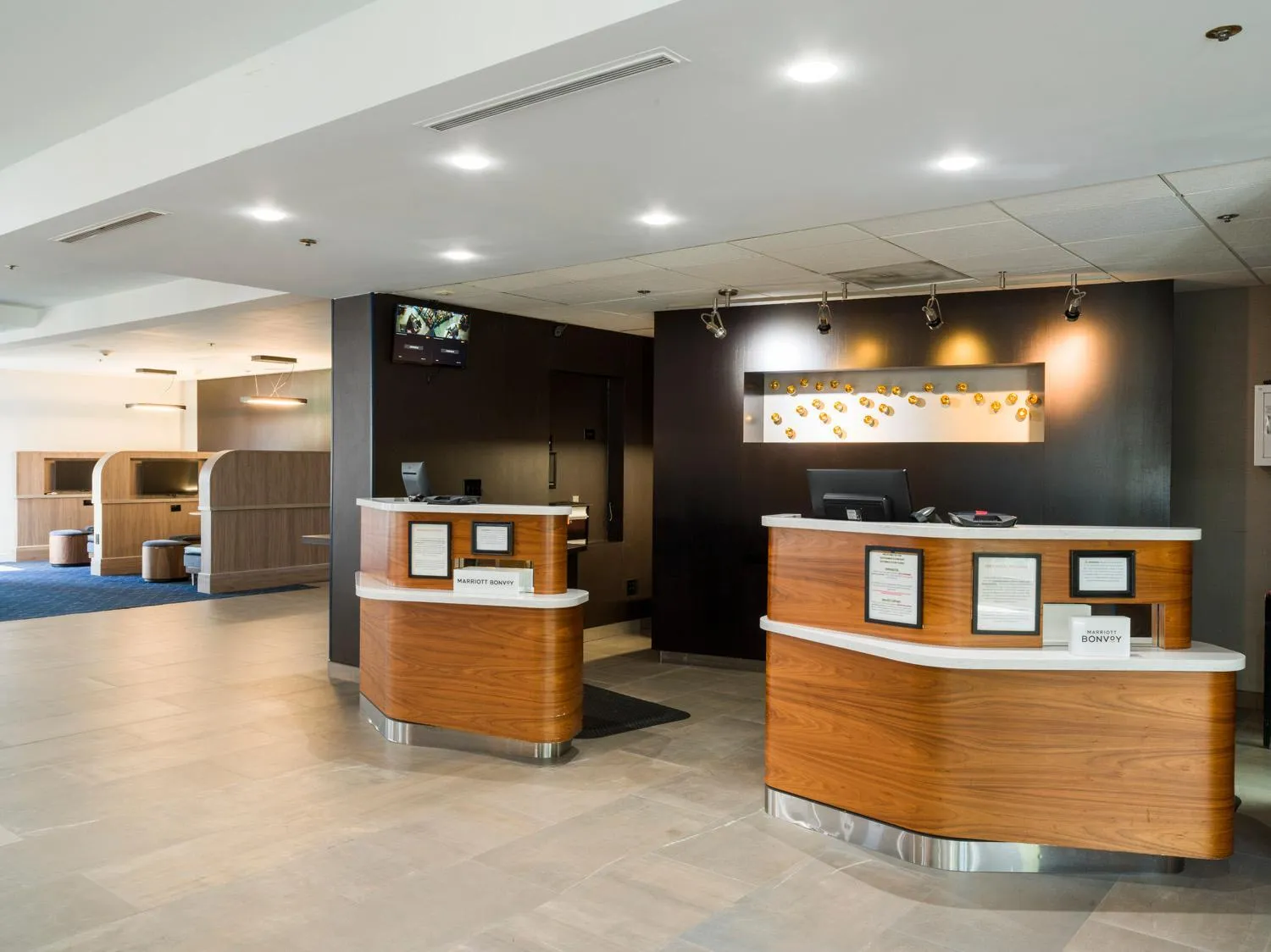 Lobby or reception in Courtyard Sacramento Airport Natomas