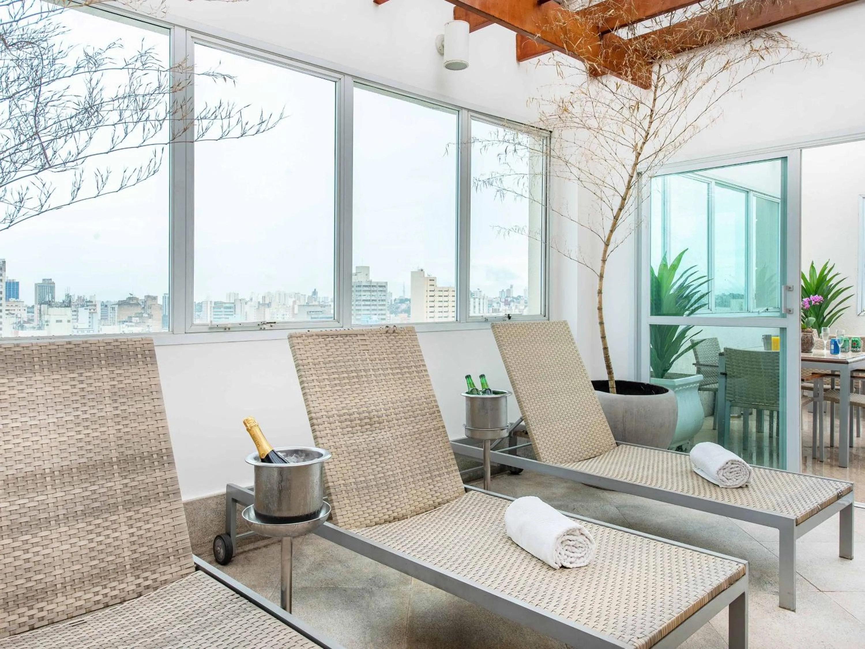 Solarium in Hotel Cassino Tower Campinas Cambuí By Nacional Inn