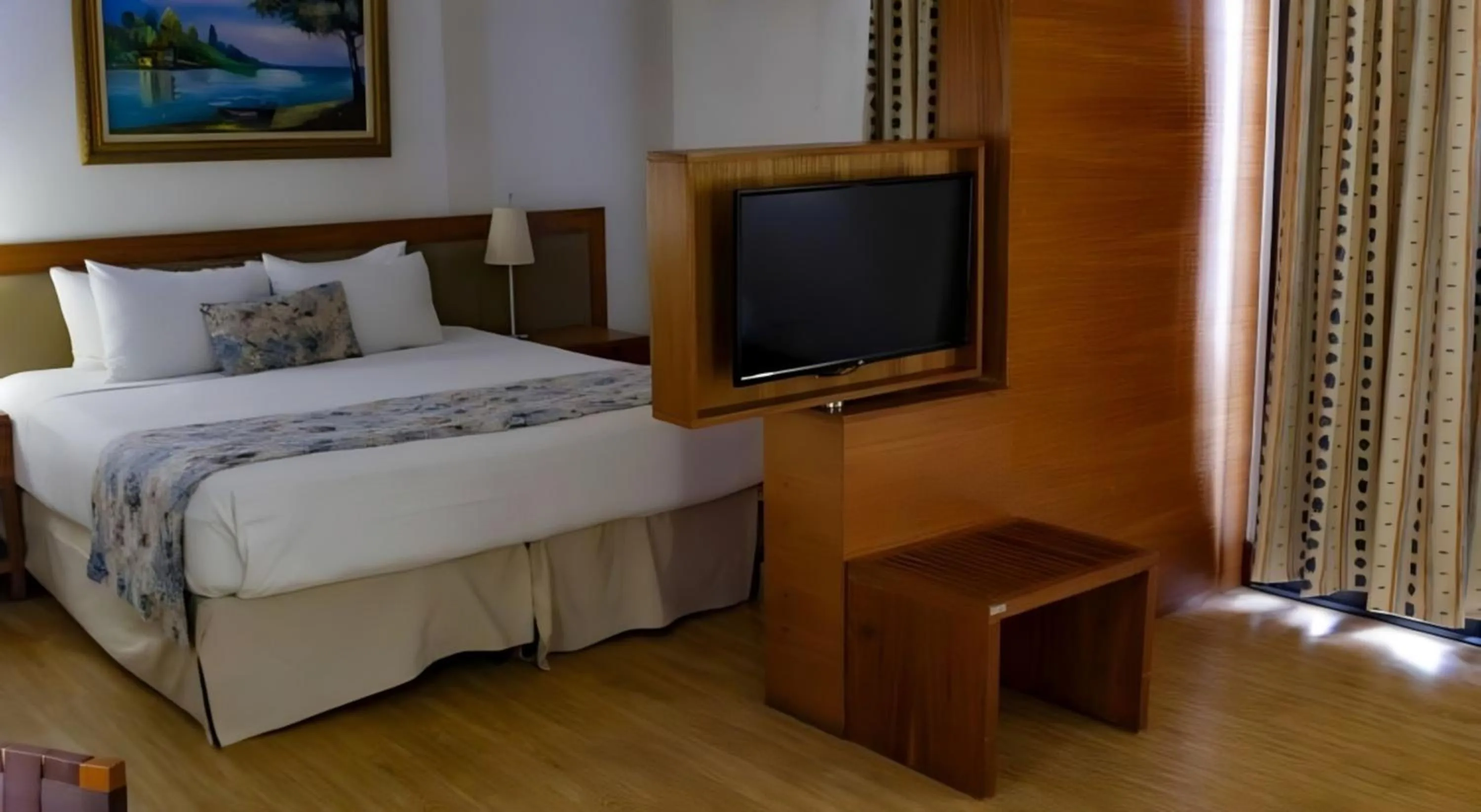 Bedroom, Bed in Hotel Nacional Inn Cambuí Campinas Residence