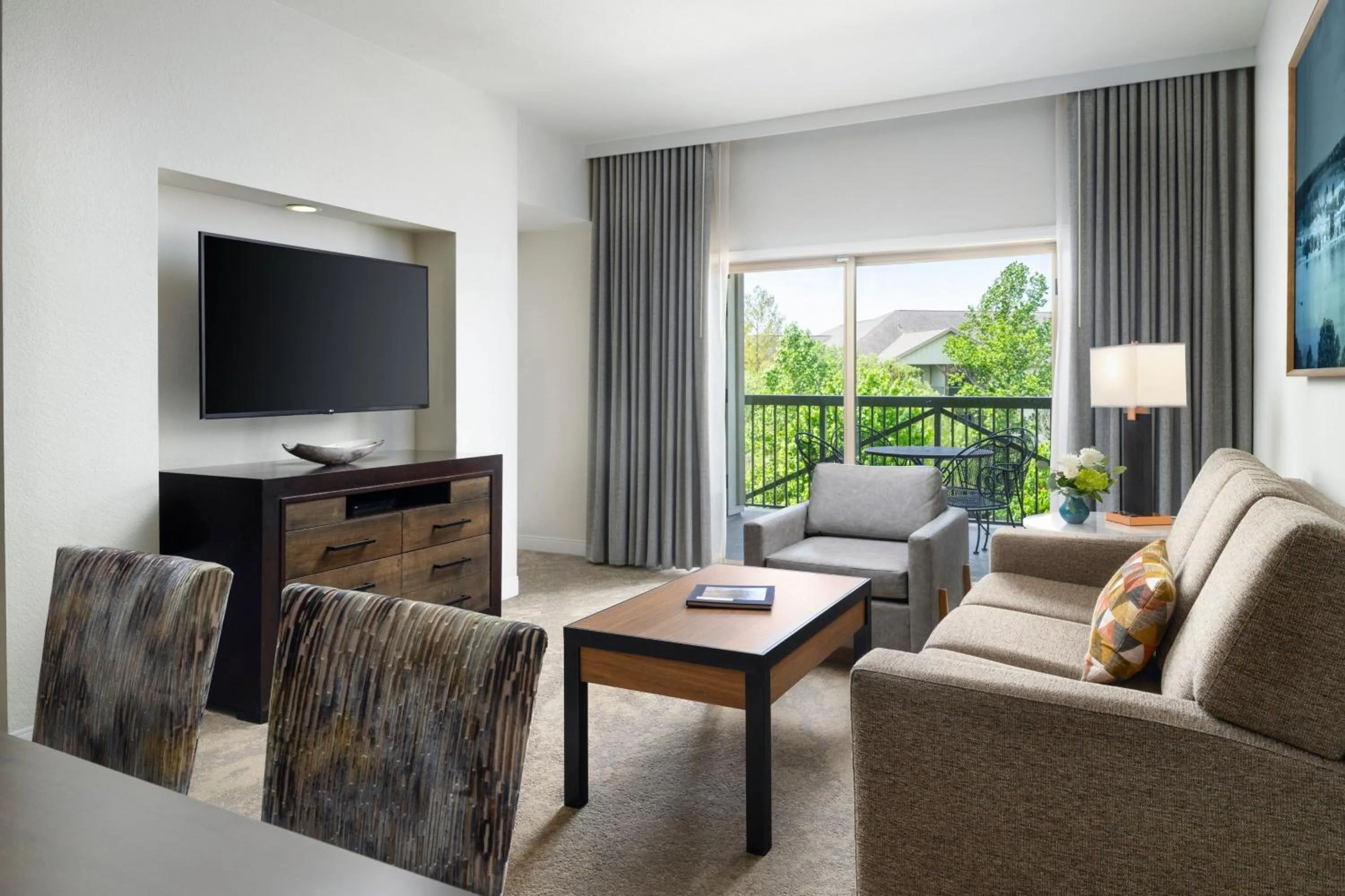 Living room in Marriott's Willow Ridge Lodge